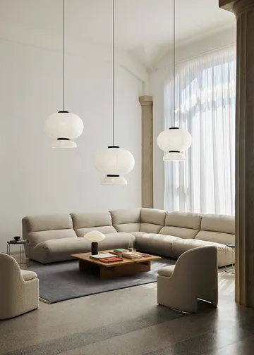 Hi Lo Modulsofa configuration G Grain 61229 - &Tradition