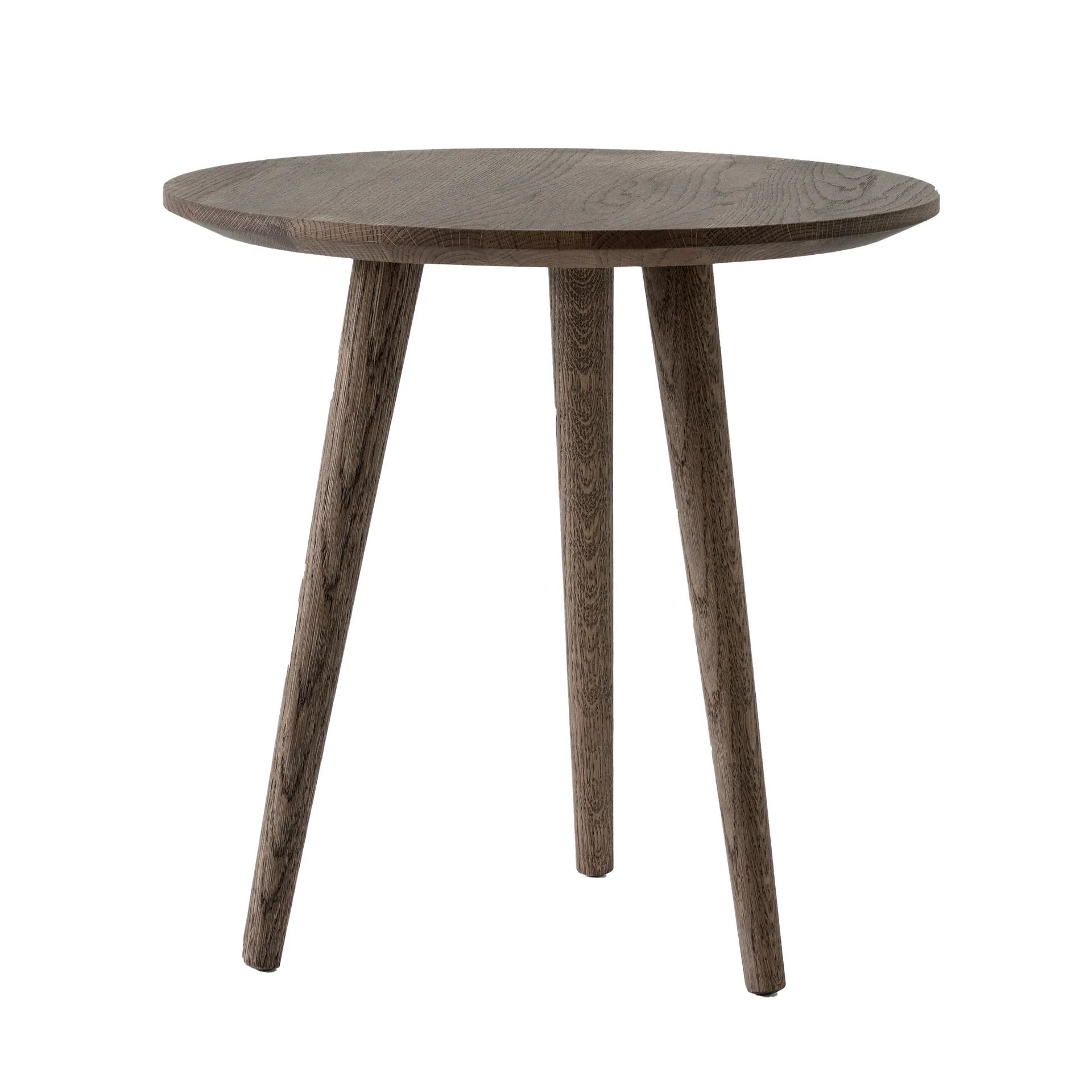 In Between Couchtisch SK13 Ø48cm, Smoked oiled oak &Tradition