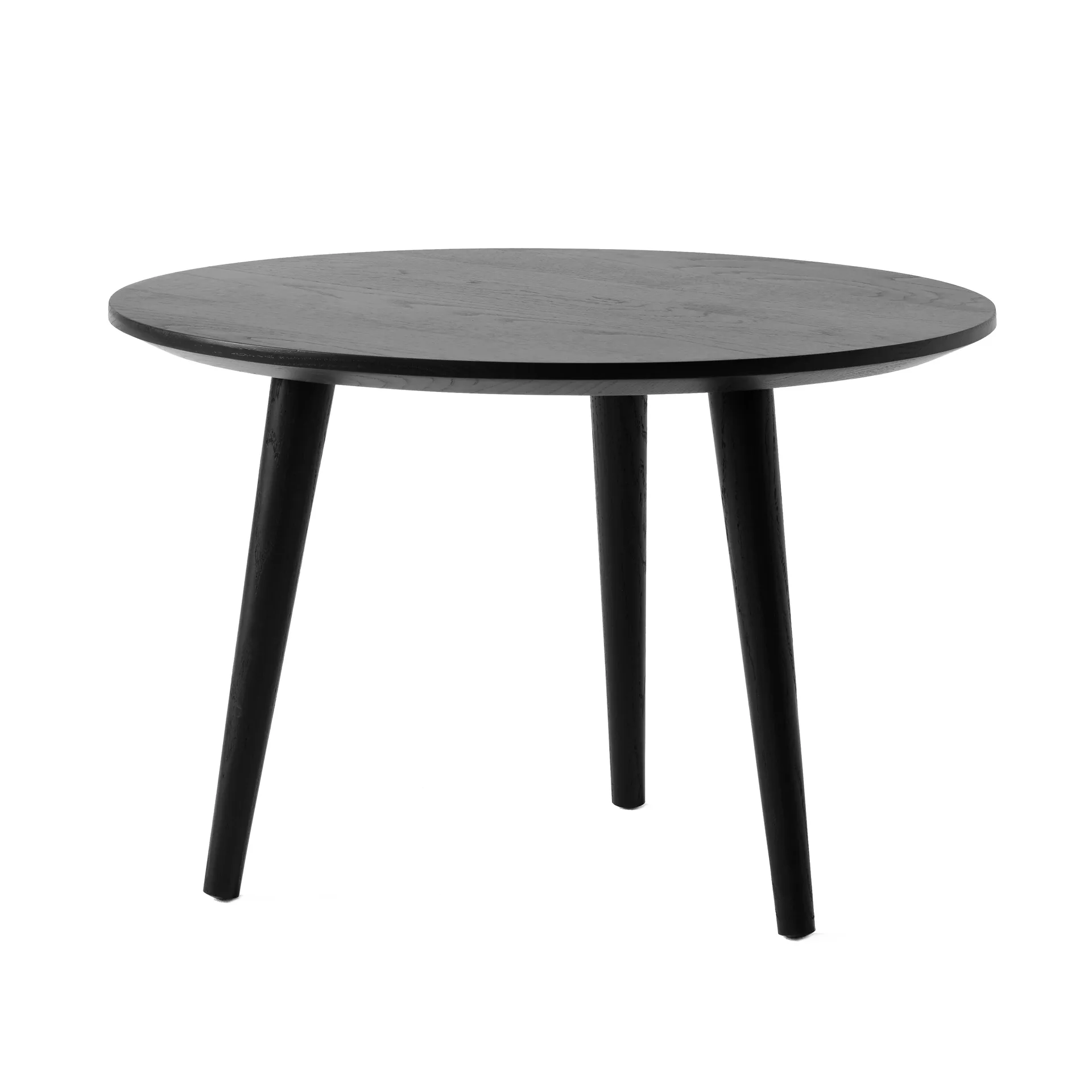 In Between Couchtisch SK14 Ø60cm, Black lacquered oak &Tradition