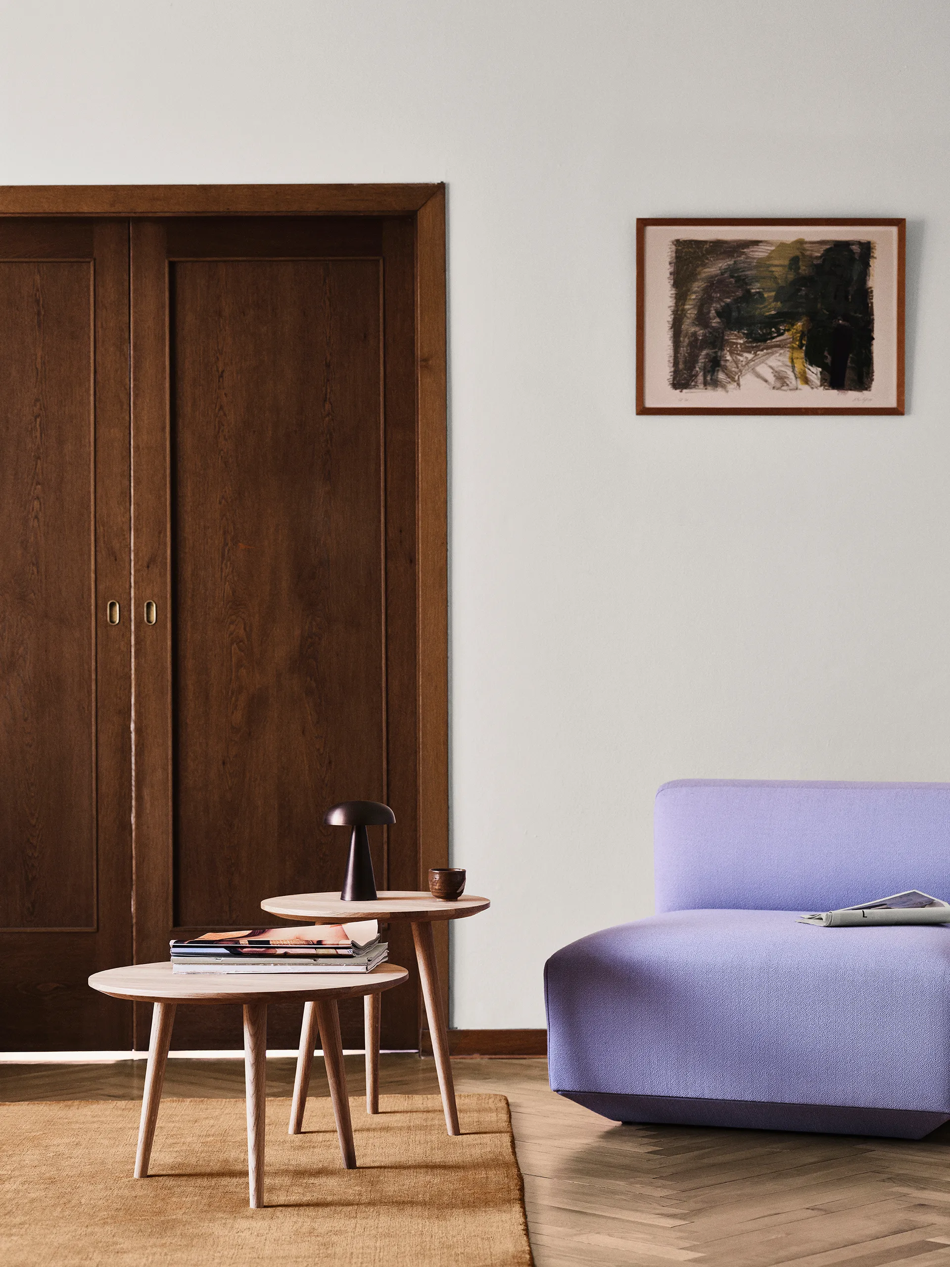 In Between Couchtisch SK14 Ø60cm, Oiled oak &Tradition