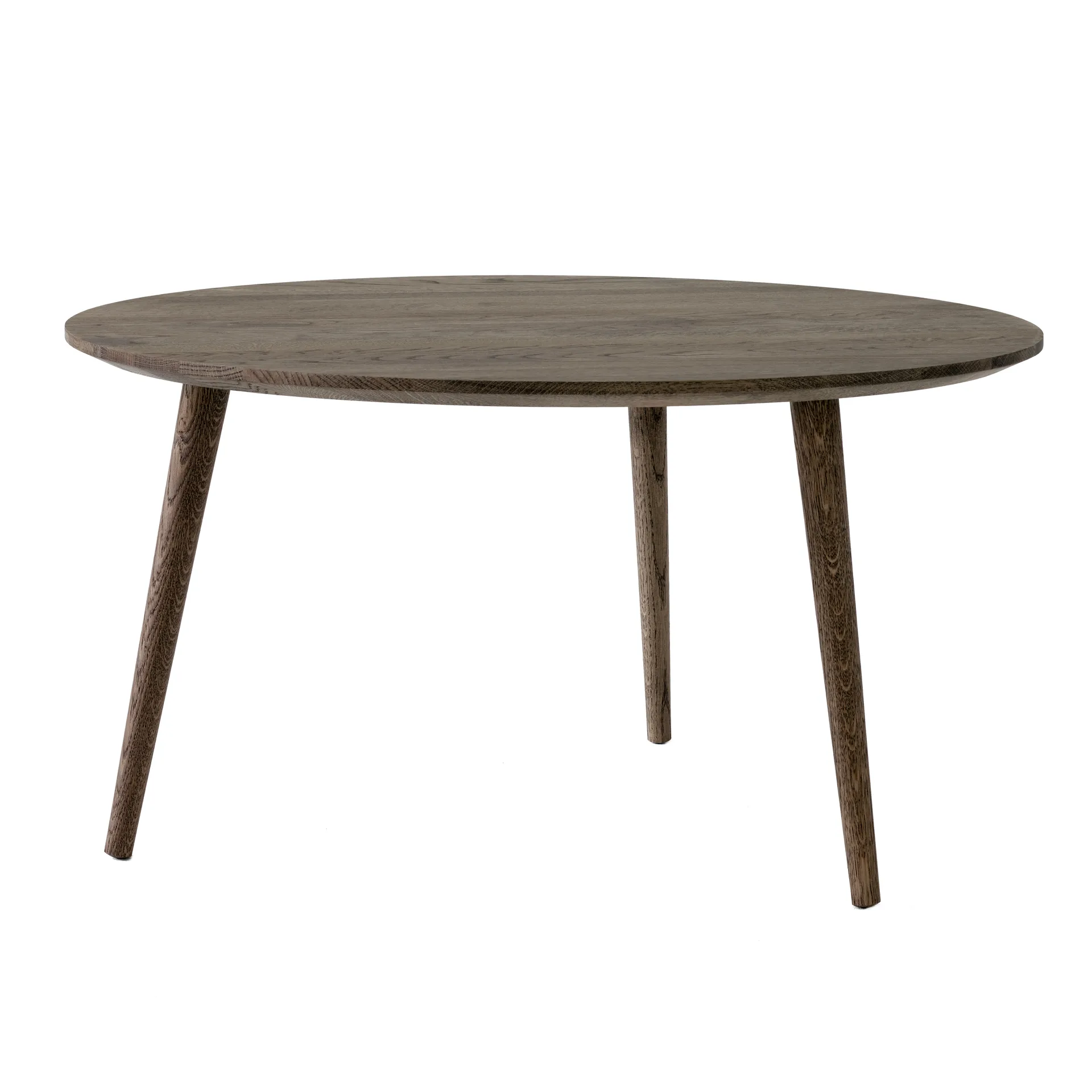 In Between Couchtisch SK15 Ø90cm, Smoked oiled oak &Tradition