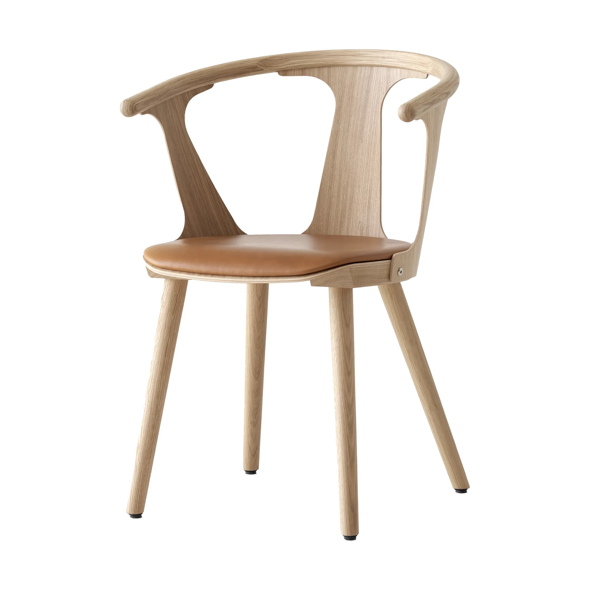 In Between SK2 Stuhl, Eiche geölt-Noble Cognac Leder &Tradition