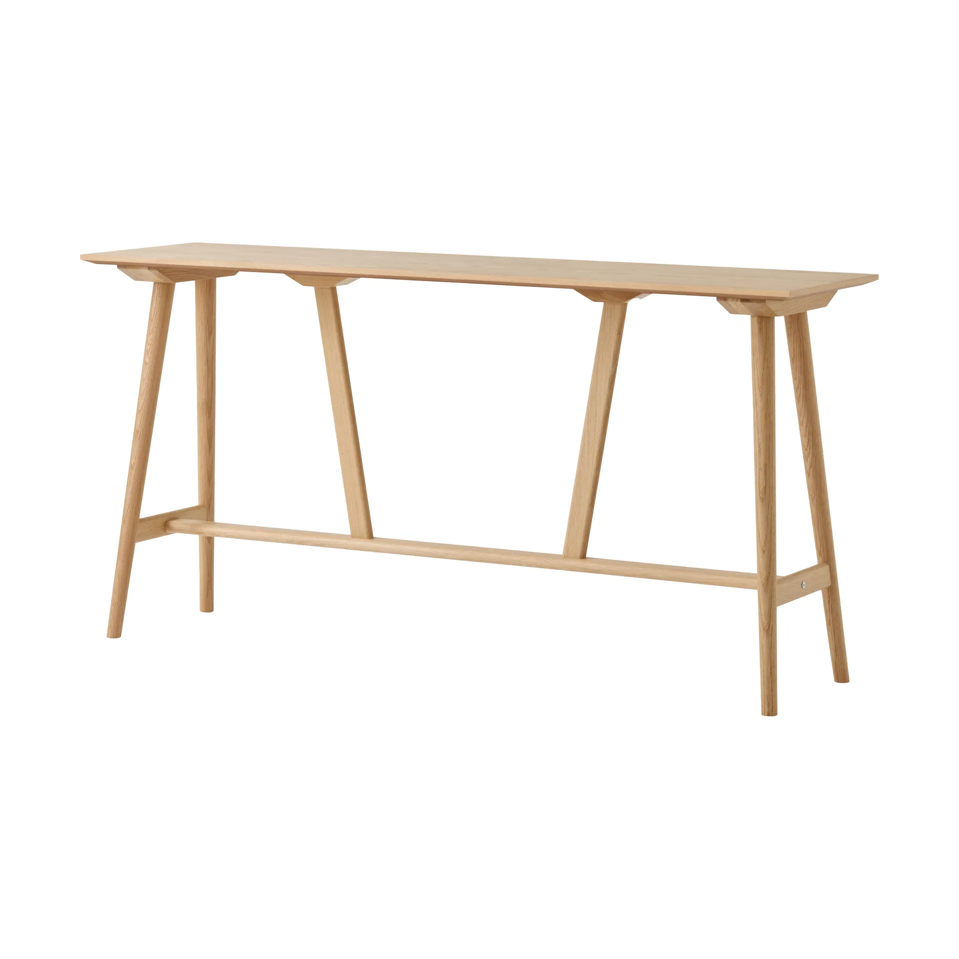 In Between SK25 Counter Table Bartisch 190x50x95 cm, Lackierte eiche &Tradition