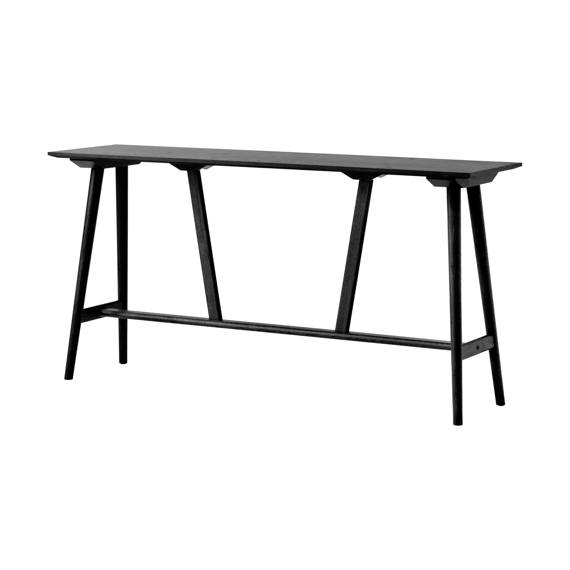 In Between SK25 Counter Table Bartisch 190x50x95 cm, Schwarz lackierte eiche &Tradition