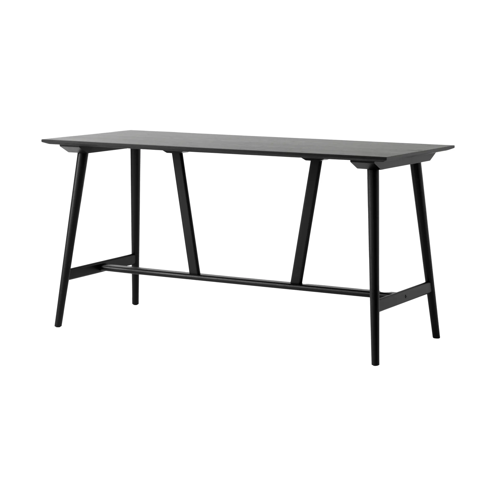 In Between SK26 Counter Table Bartisch 190x80x95 cm, Schwarz lackierte eiche &Tradition
