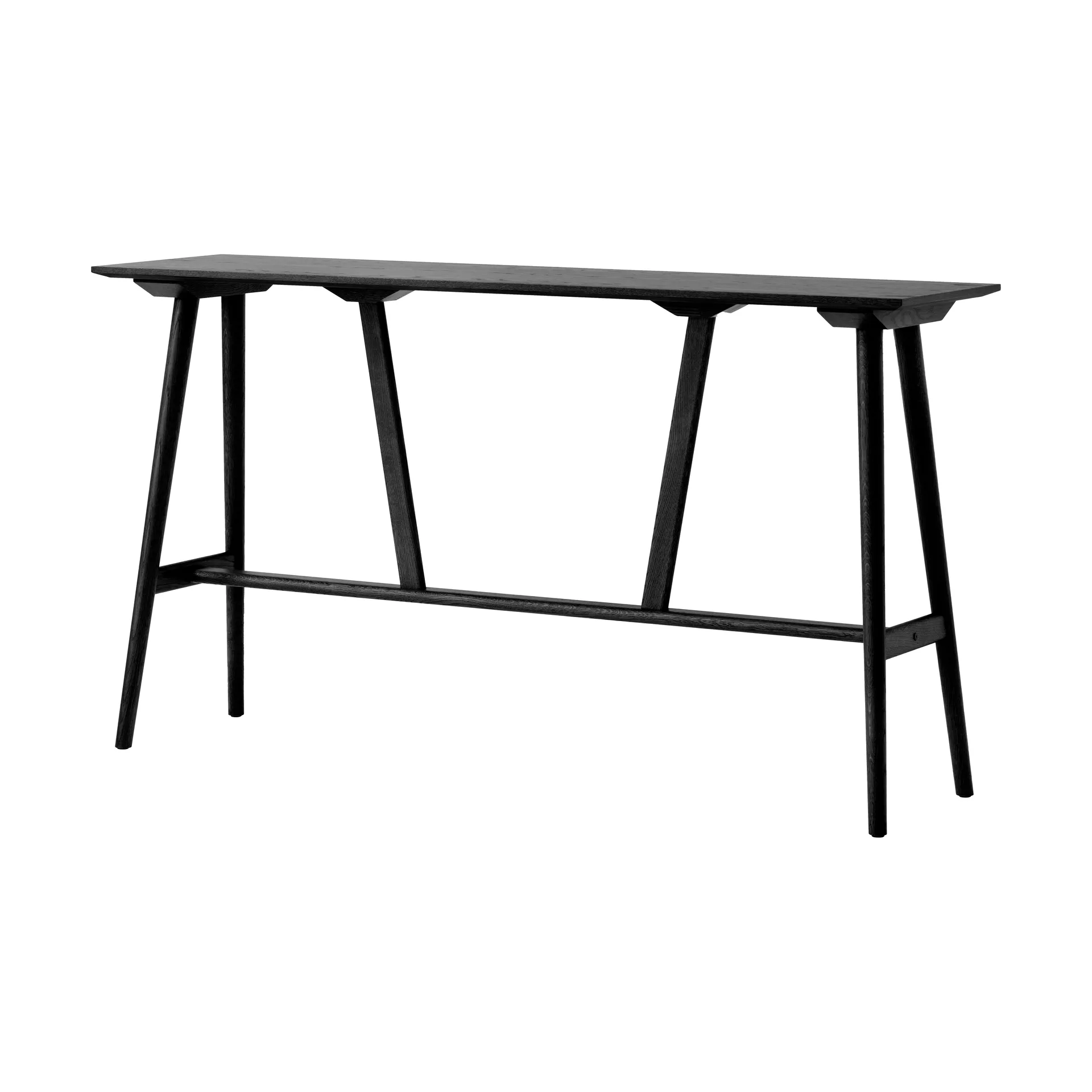 In Between SK27 Bar Table Bartisch 190x50x105 cm, Schwarz lackierte eiche &Tradition