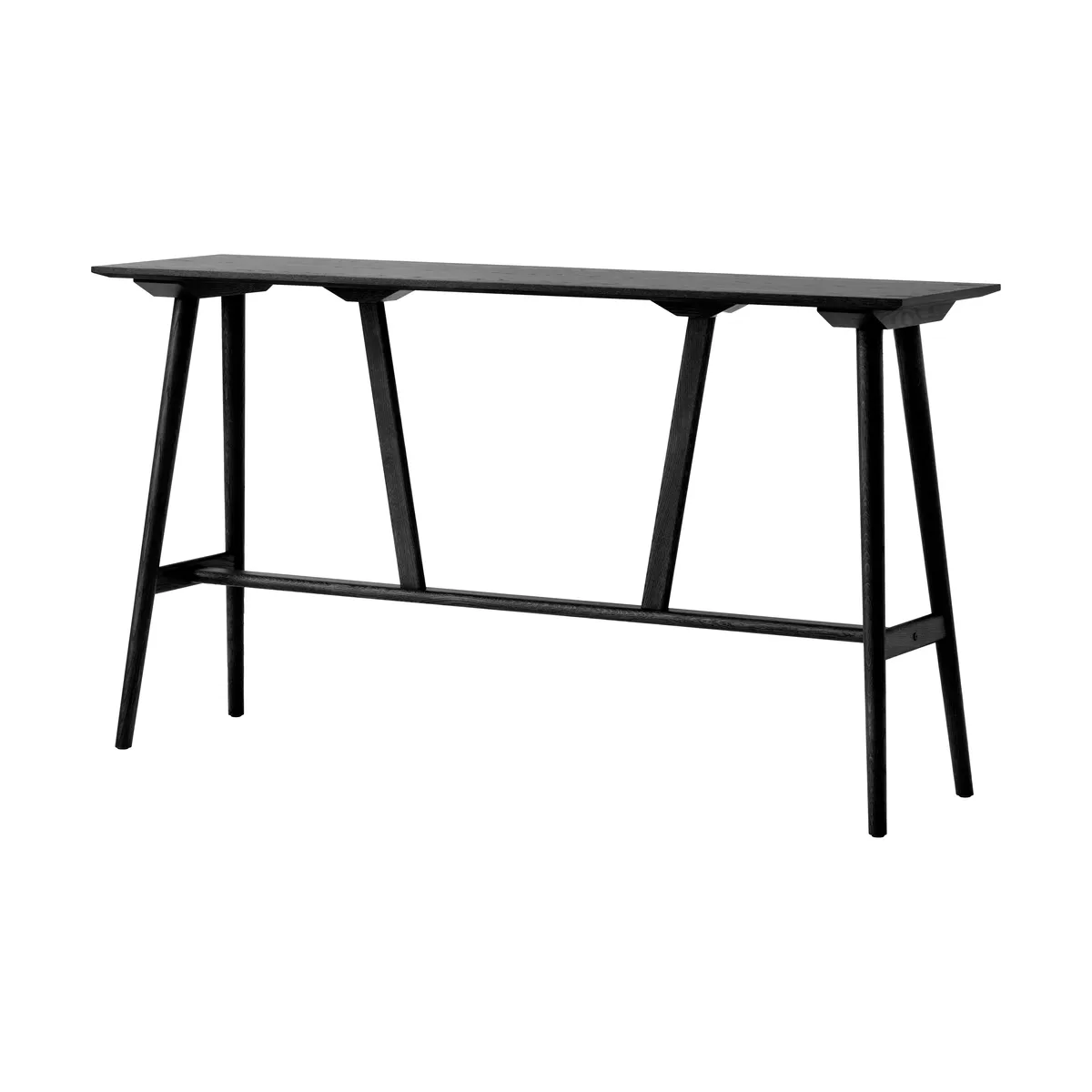 &Tradition In Between SK27 Bar Table Bartisch 190x50x105 cm Schwarz lackierte eiche