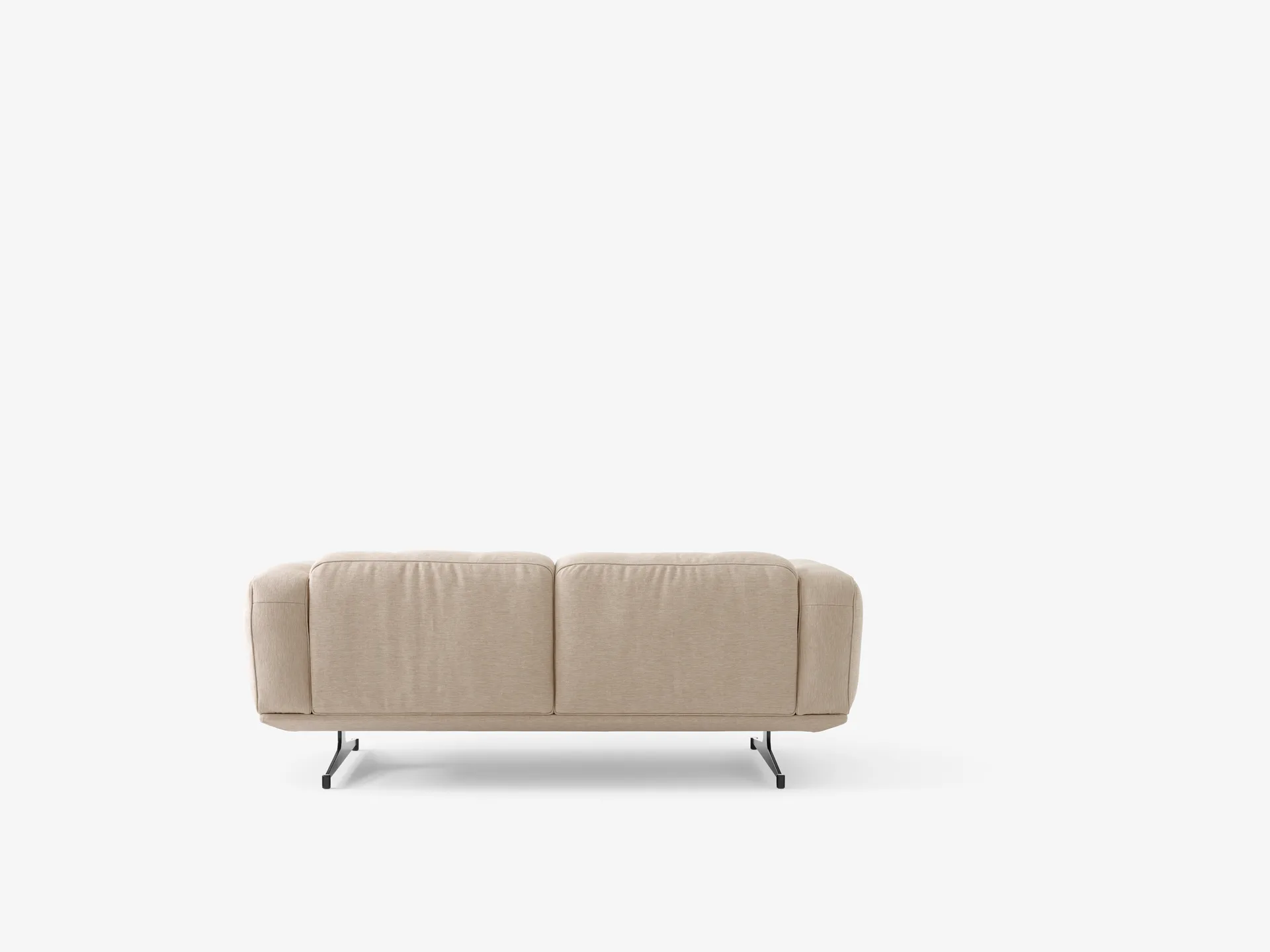 Inland AV22 Sofa 2-Sitzer, Clay 0011-warm black &Tradition