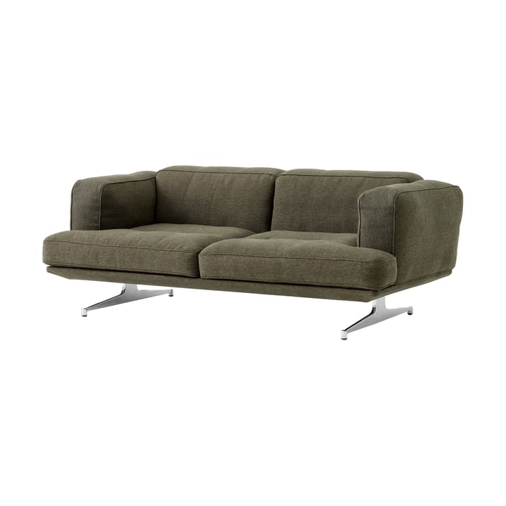 Inland AV22 Sofa 2-Sitzer - Clay 0014-polished Aluminium - &Tradition