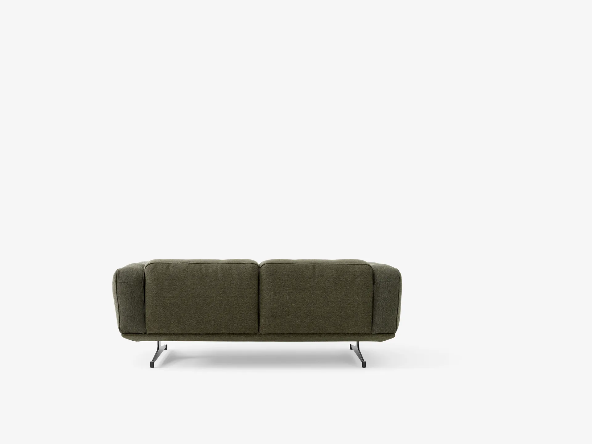 Inland AV22 Sofa 2-Sitzer, Clay 0014-warm black &Tradition