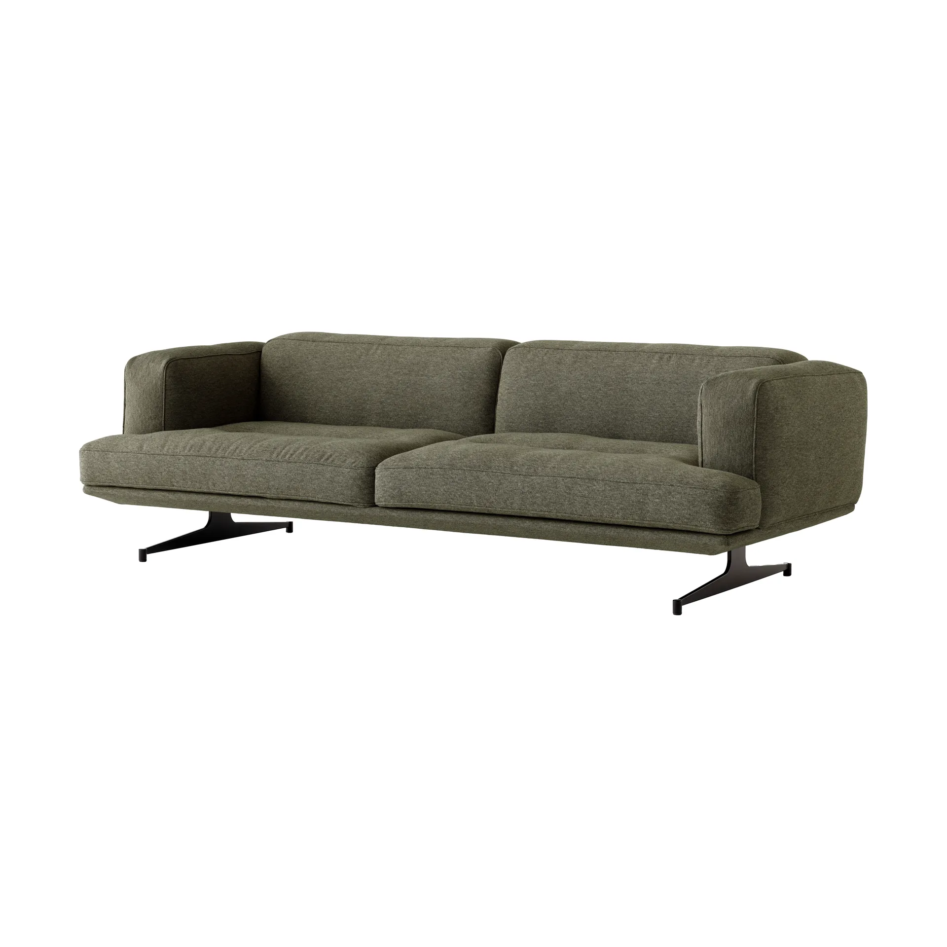 Inland AV23 3-Sitzer Sofa, Clay 0014-warm black &Tradition