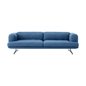 Inland AV23 3-Sitzer Sofa - Vidar 4 Denim Blue 733-schwarze Beine - &Tradition