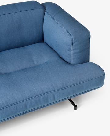 Inland AV23 3-Sitzer Sofa - Vidar 4 Denim Blue 733-schwarze Beine - &Tradition