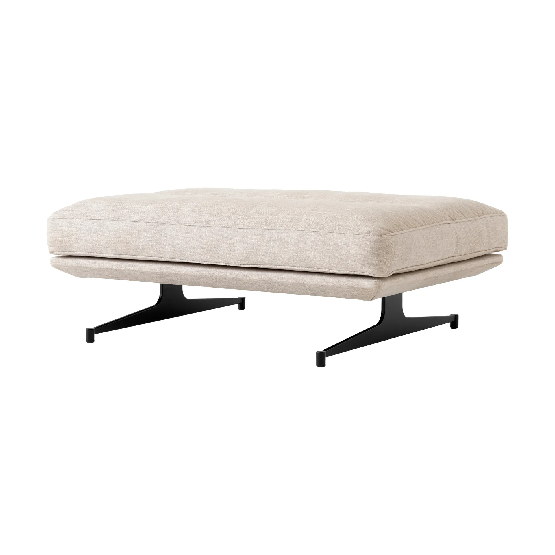 Inland AV32 pouf 78x113cm, Clay 0011-warm black &Tradition