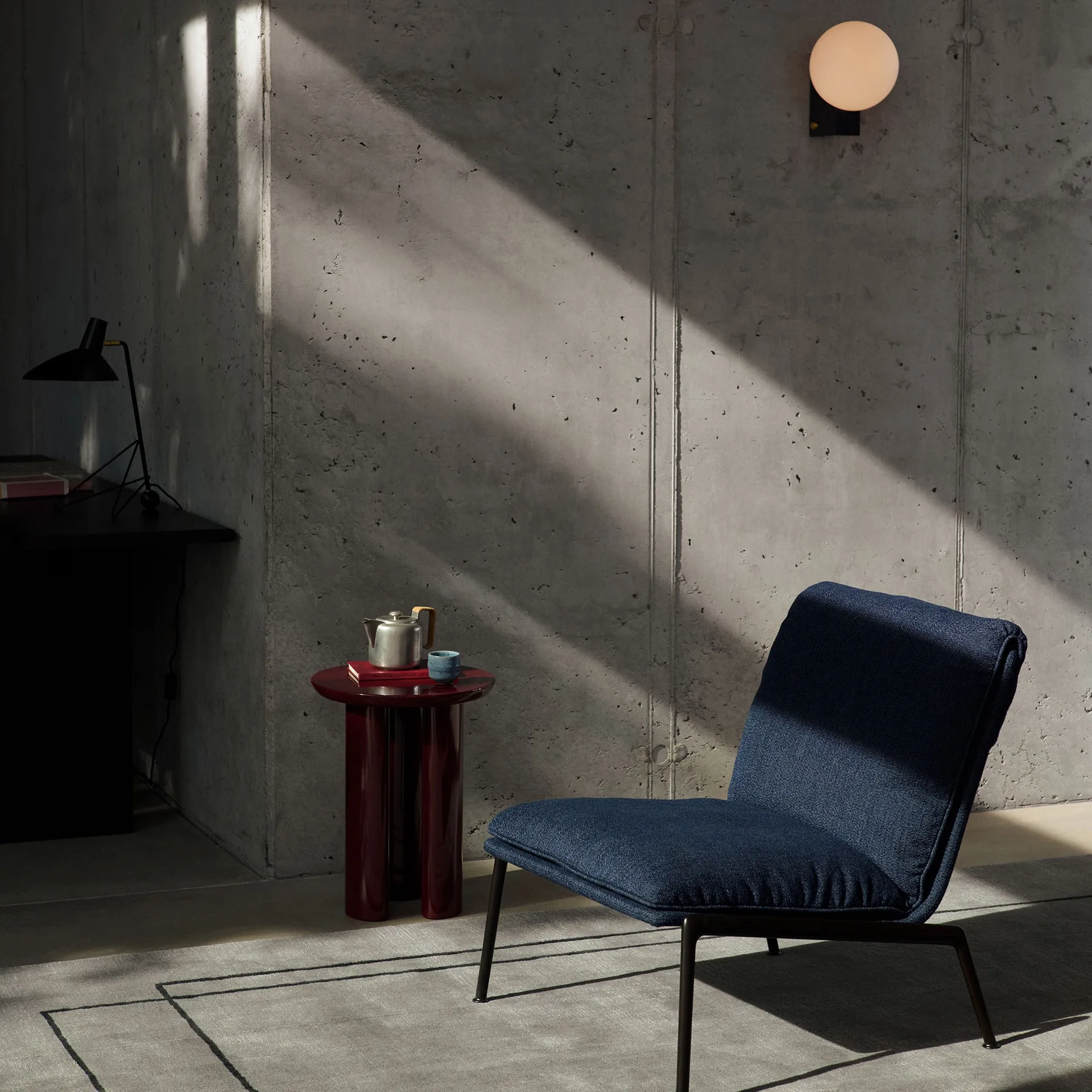 Journey SHY2 Wandleuchte, Steel blue &Tradition