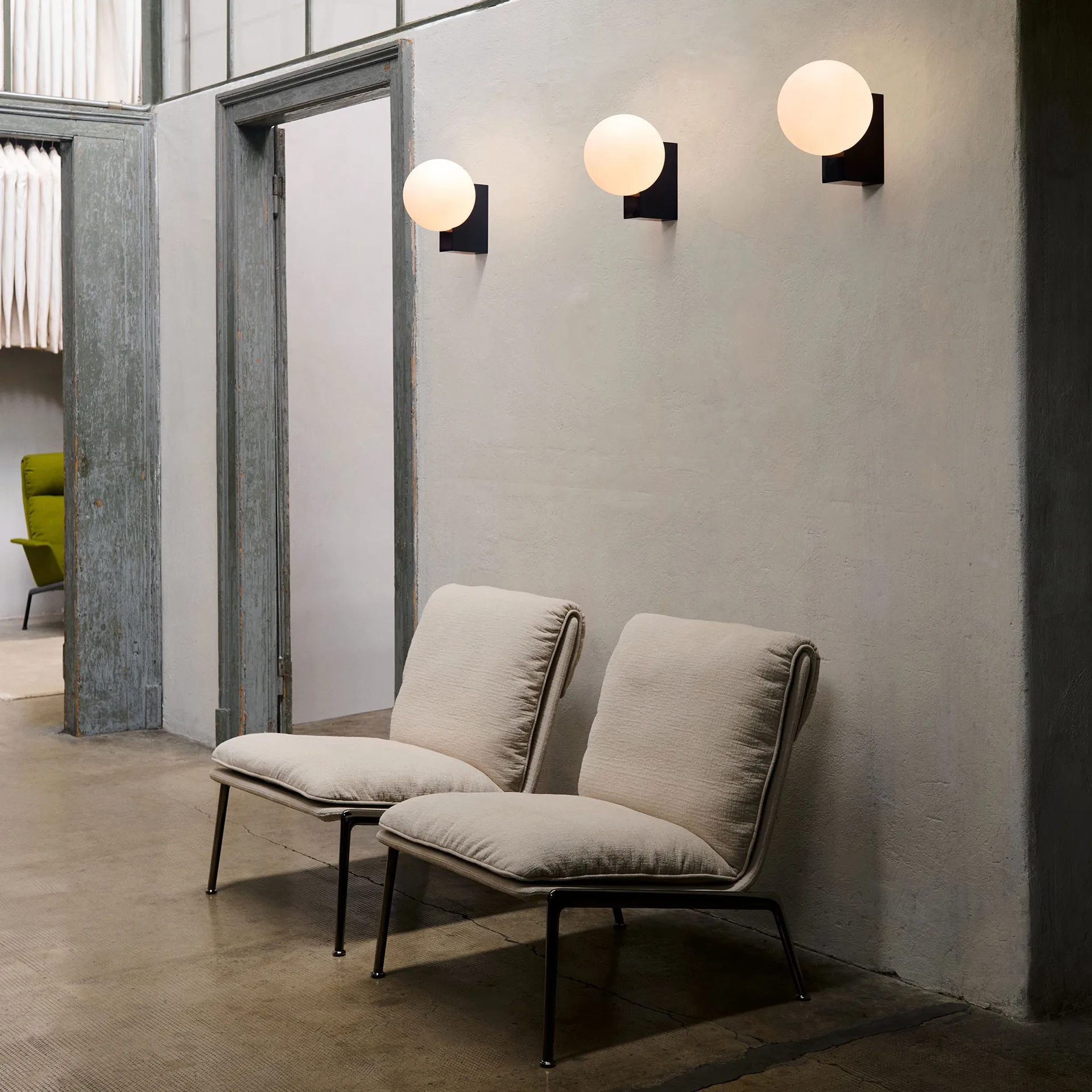 Journey SHY2 Wandleuchte, Steel blue &Tradition