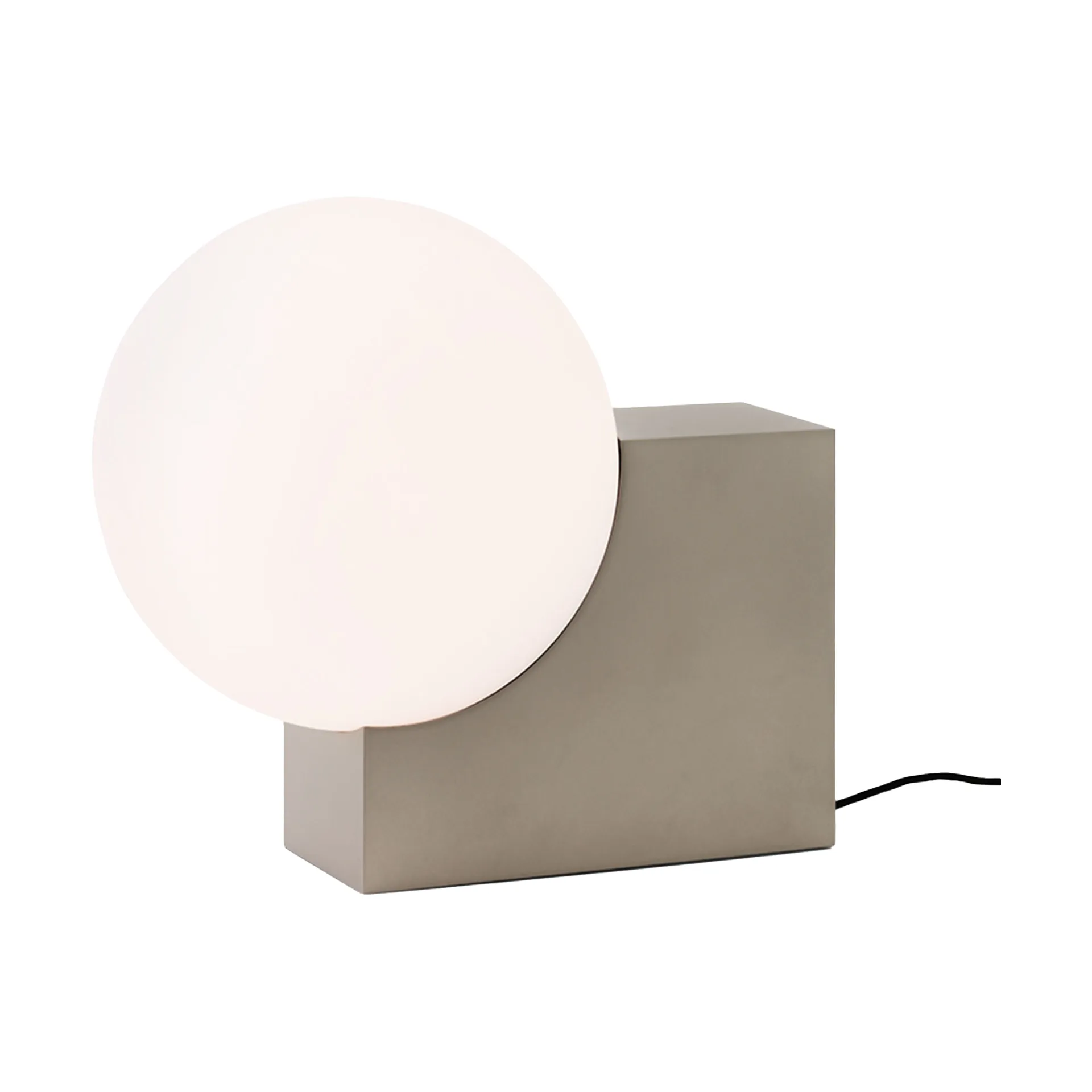 Journey SHY4 Stehleuchte, Borstat stål-opalglas &Tradition