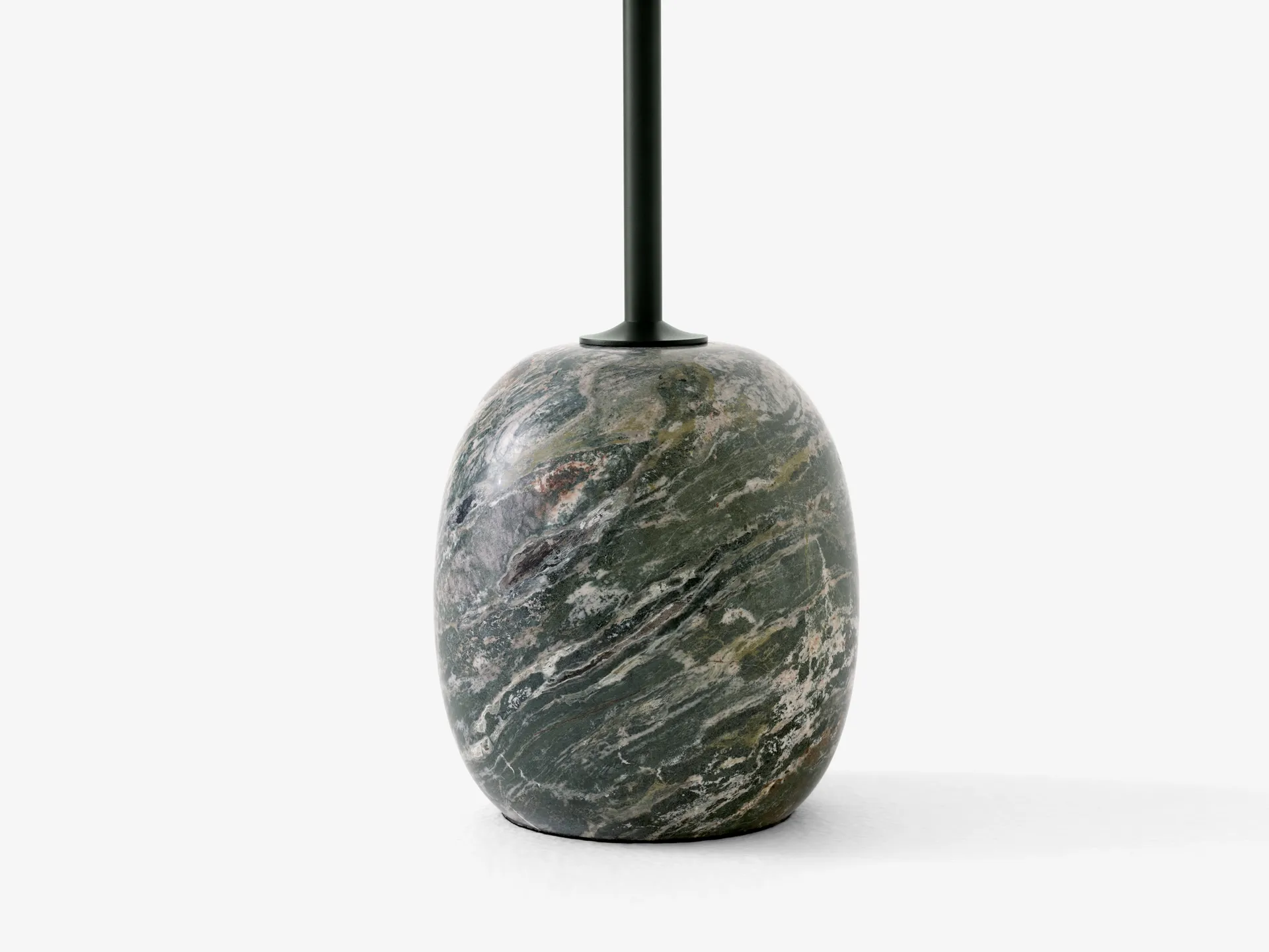 Lato LN9 Beistelltisch, Deep Green-Verde Alpi Marble &Tradition