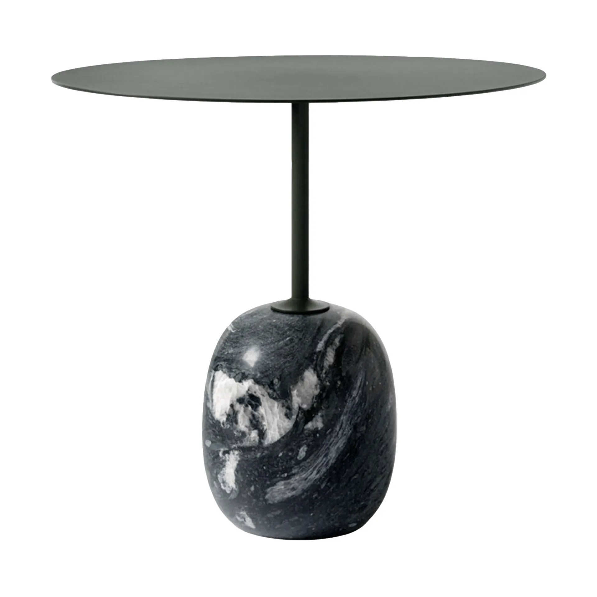 Lato LN9 Beistelltisch, Deep green-verde grigio, 40x50x45 cm &Tradition