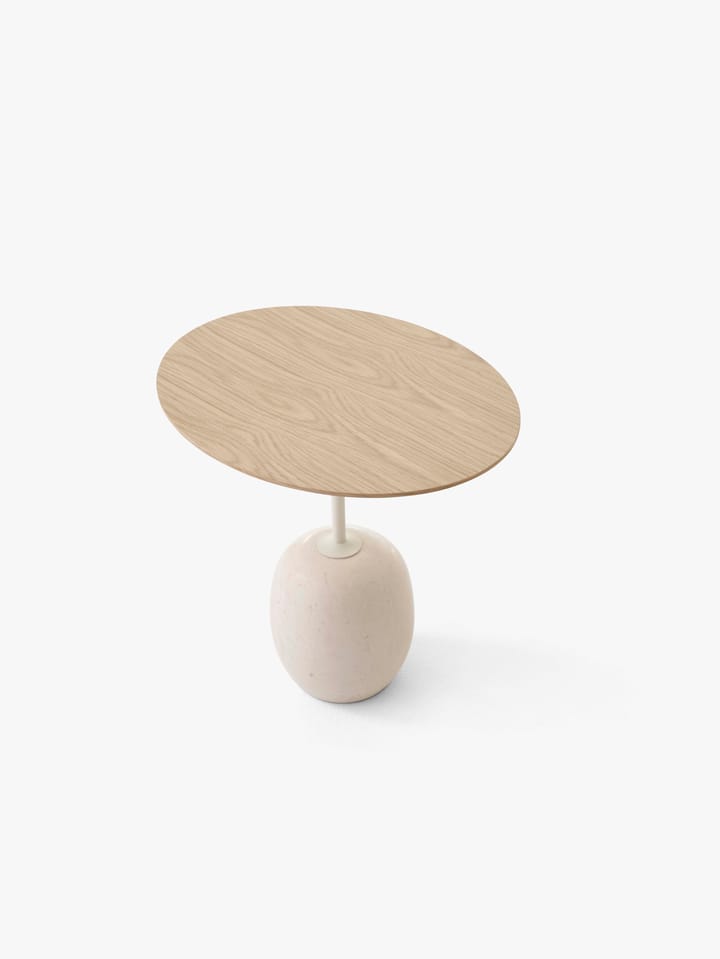 Lato LN9 Beistelltisch, Oak-Crema diva marble &Tradition