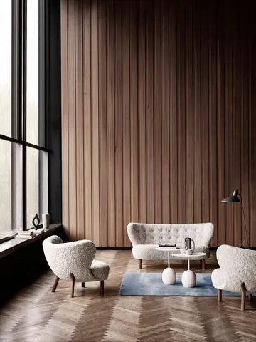 Little Petra VB2 Sofa - Walnuss geölt-Sahara - &Tradition