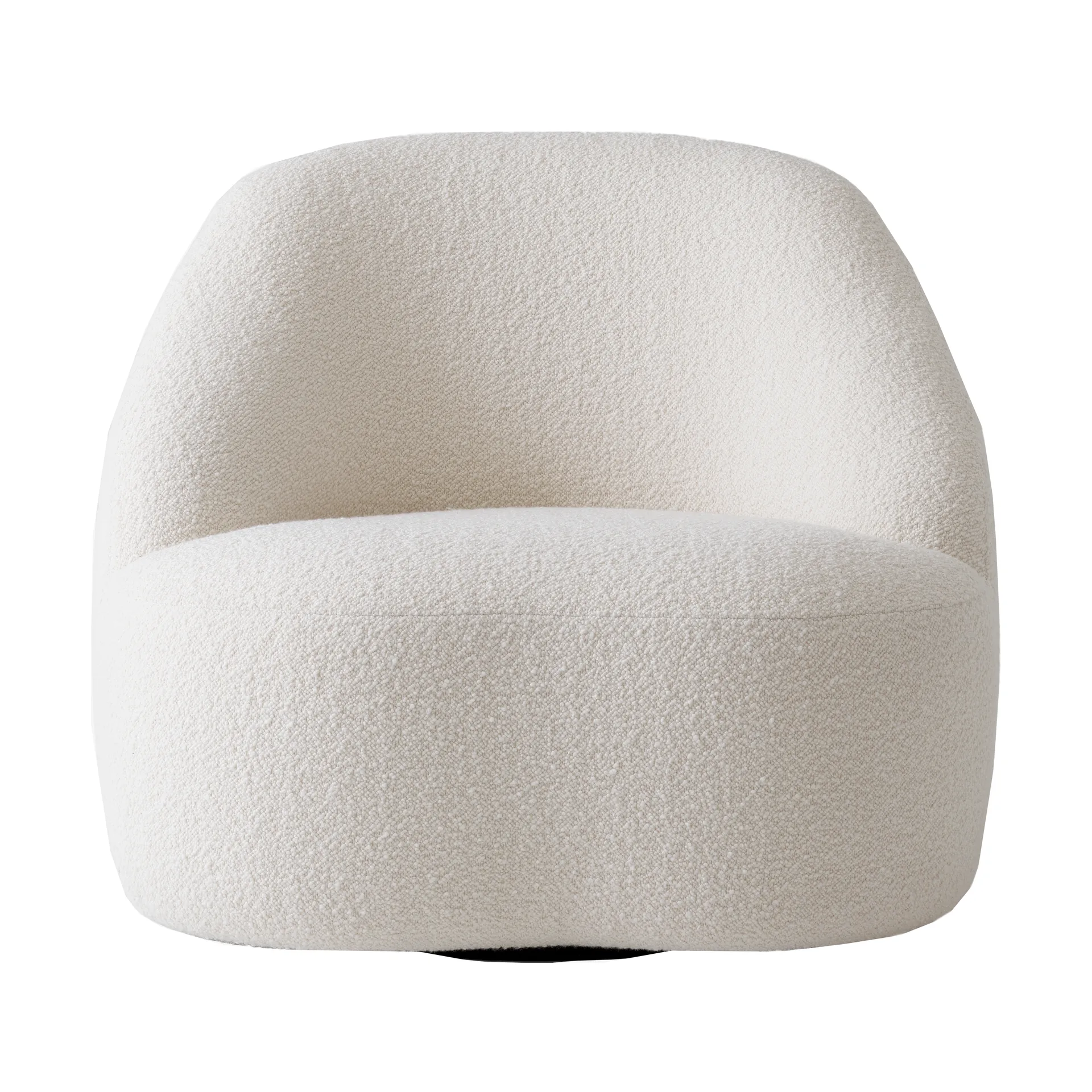 Margas LC2 Sessel, Karakorum 001-black swivel &Tradition