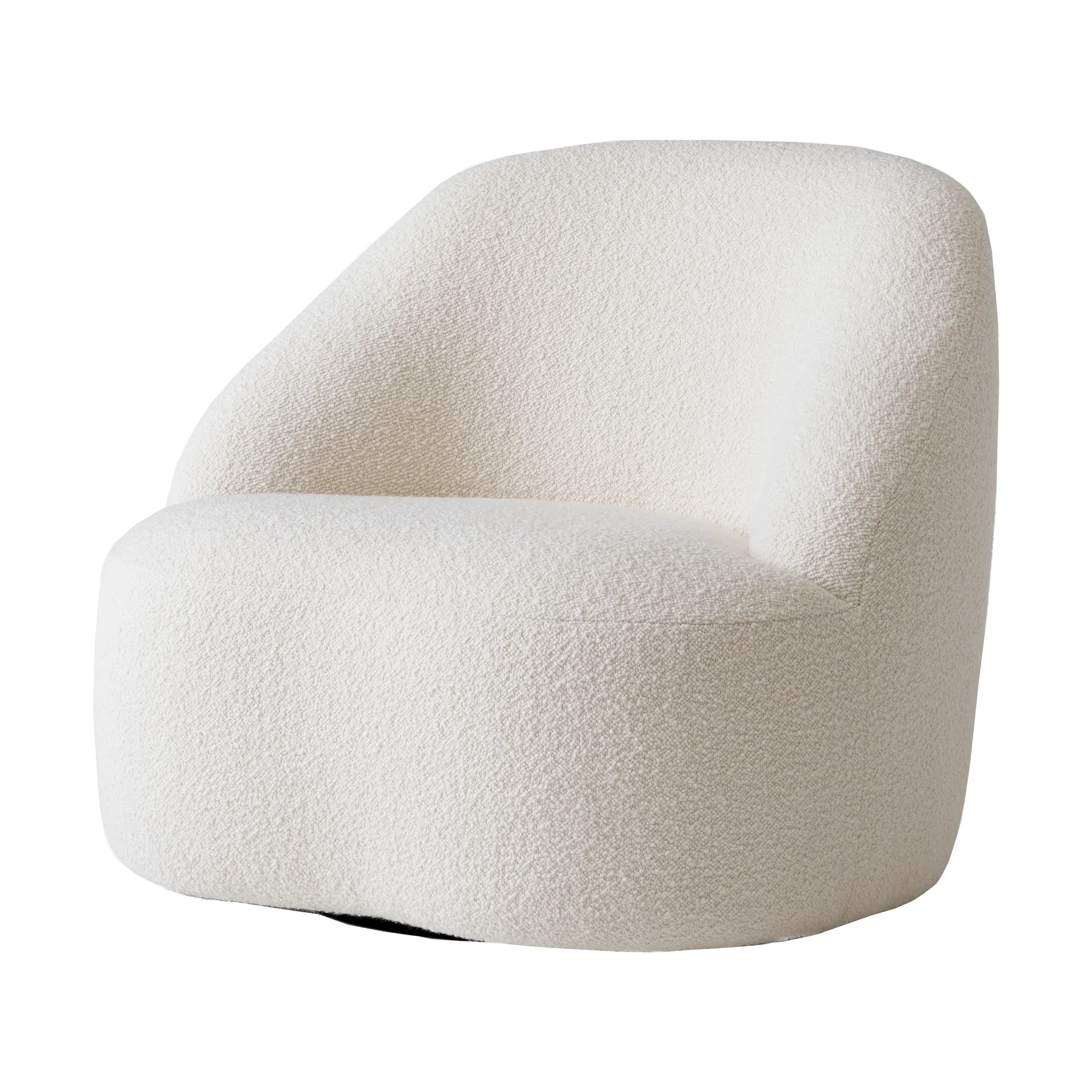 Margas LC2 Sessel, Karakorum 001-black swivel &Tradition