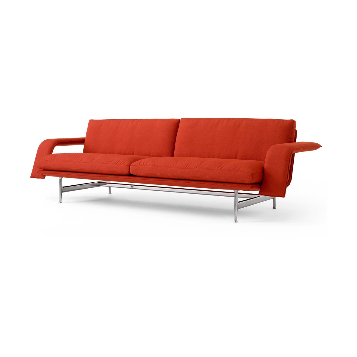 &Tradition Meantime AV31 3-Sitzer Sofa Pol. aluminium-Fiord 0571