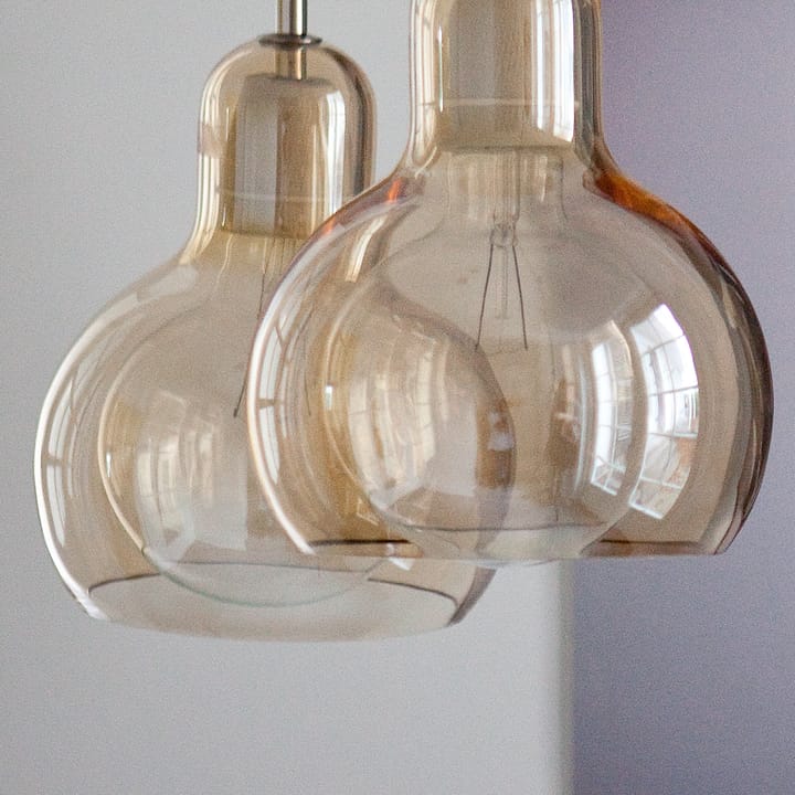 Mega Bulb Pendelleuchte, Gold-klares Kabel &Tradition