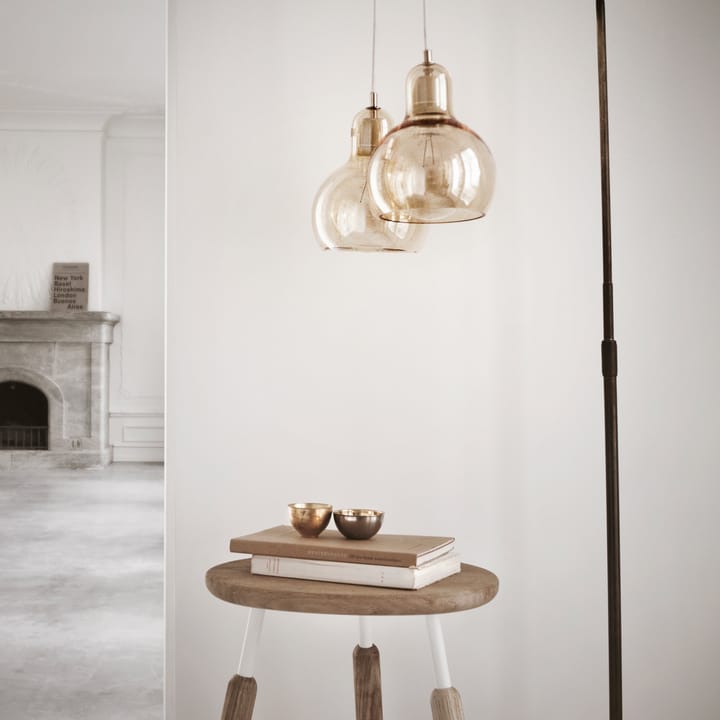 Mega Bulb Pendelleuchte, Gold-klares Kabel &Tradition