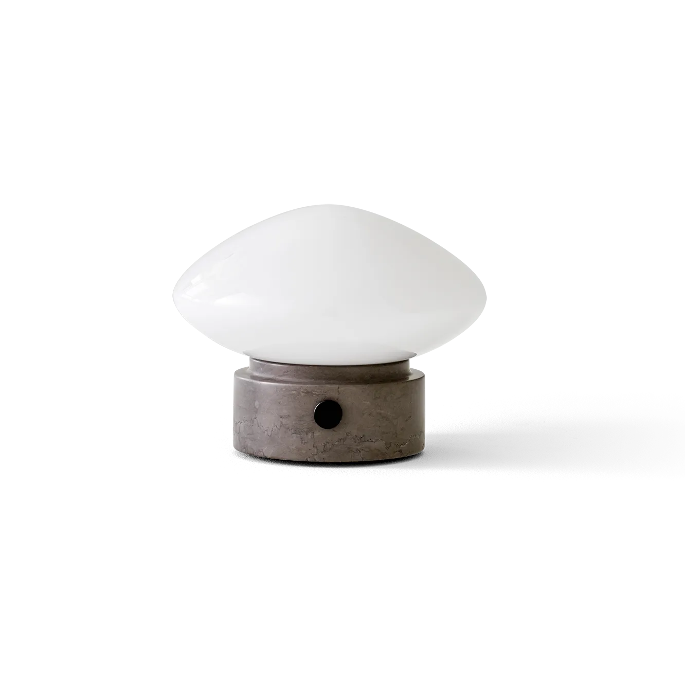 Mist AP21 tragbare Lampe 12 cm, Grigio Caldo-opal glass &Tradition