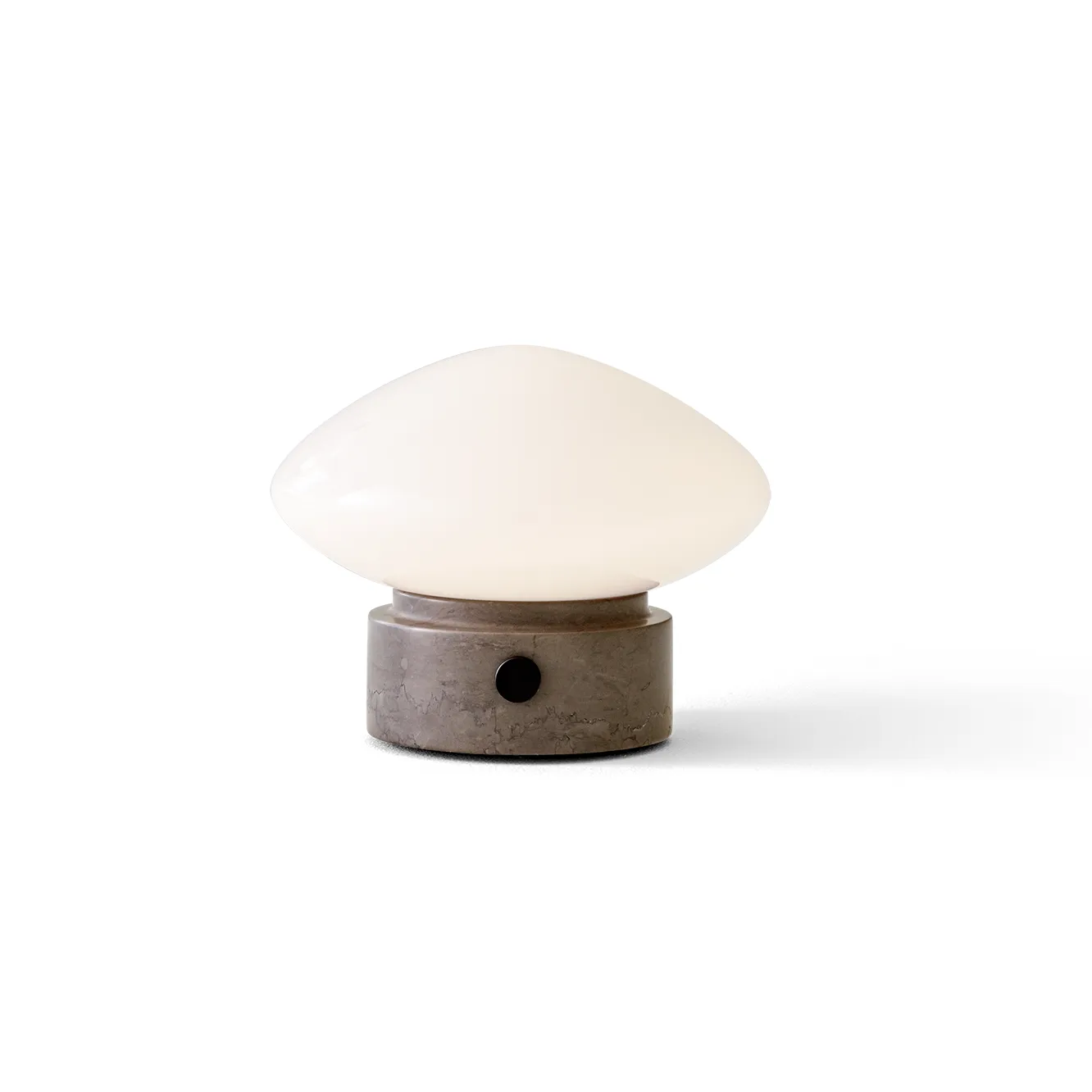 Mist AP21 tragbare Lampe 12 cm, Grigio Caldo-opal glass &Tradition