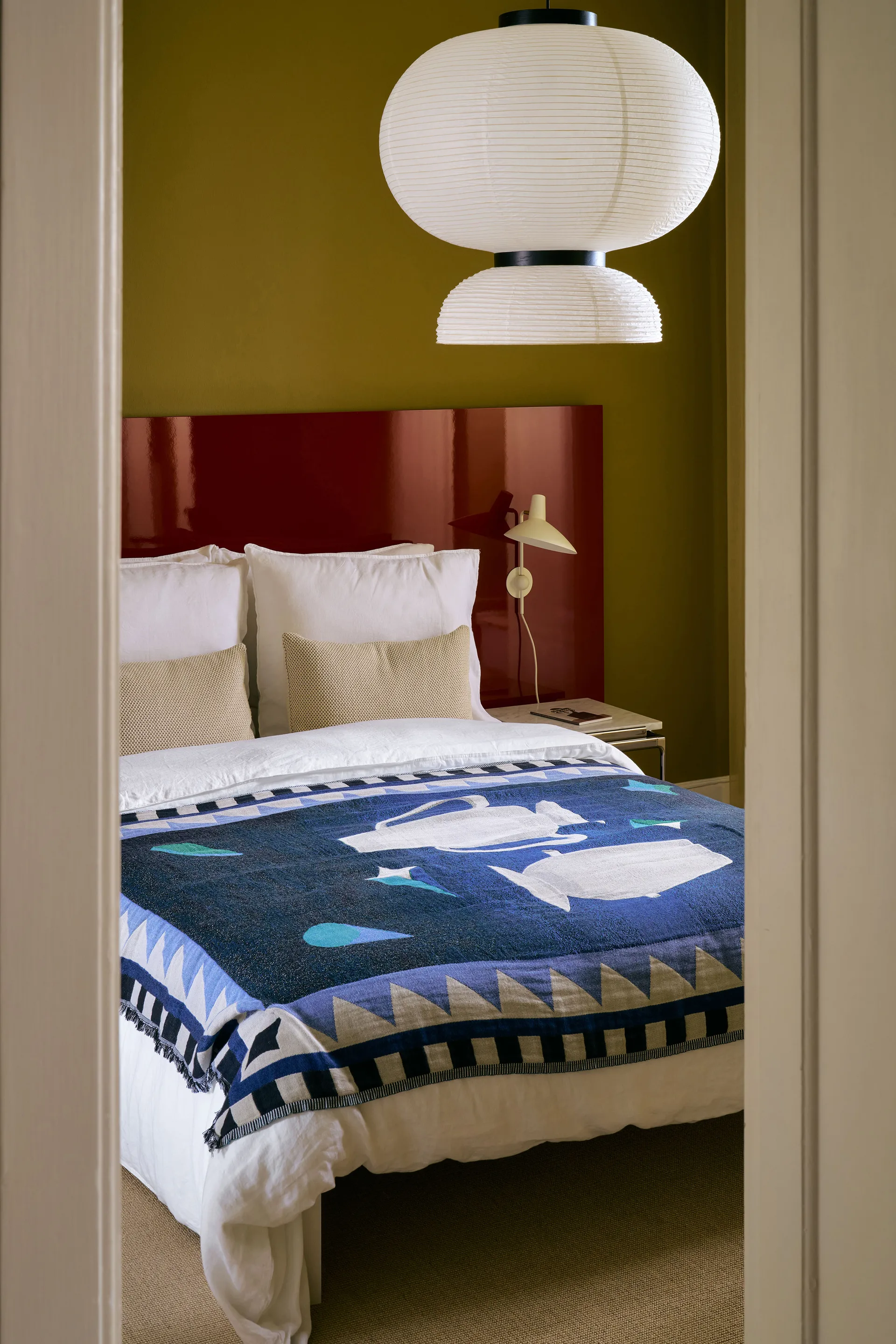 Momento JH46 Decke 180x130 cm, Midnight Blue &Tradition
