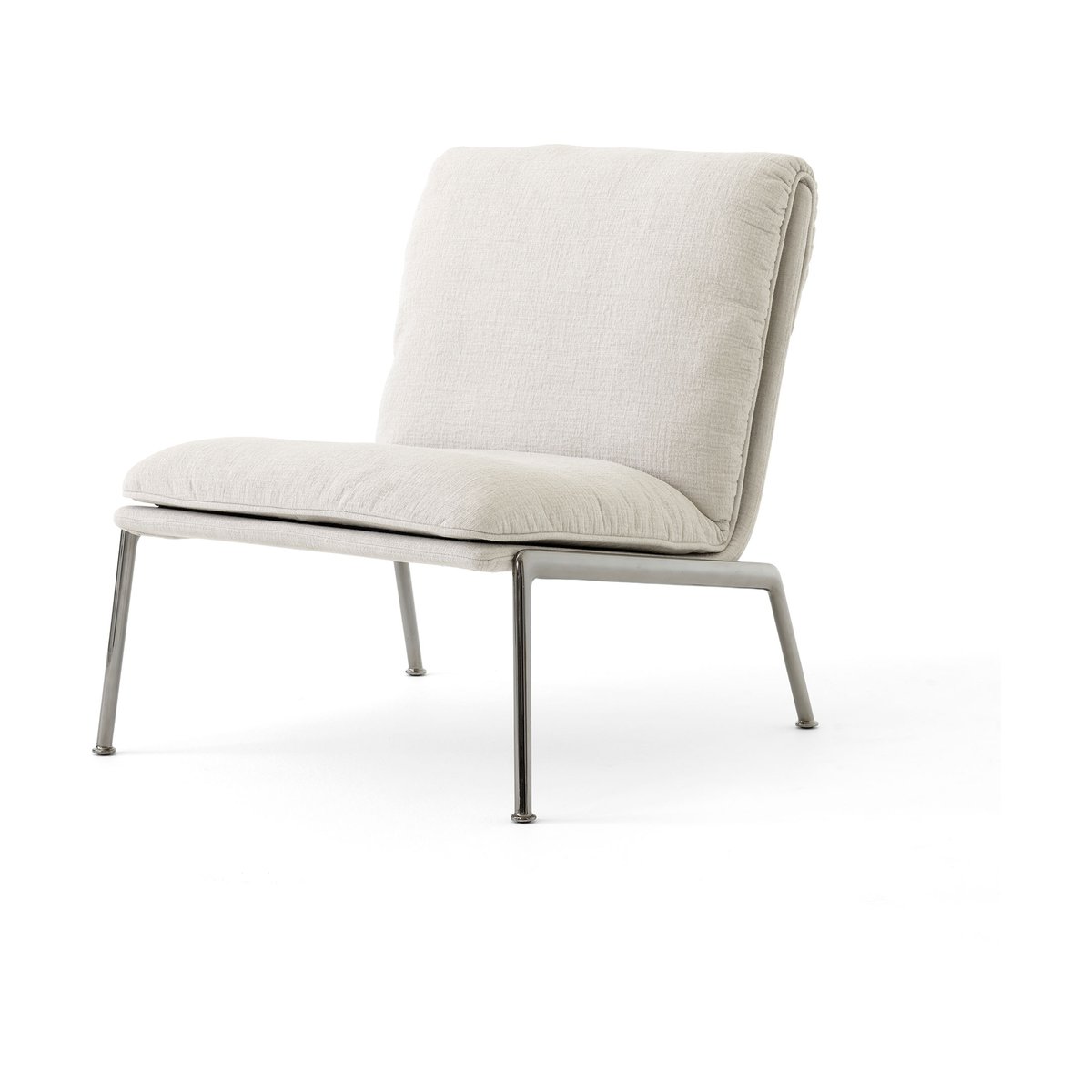 &Tradition Muno LN18 Lounge-Sessel Dark chrome-Cifrado 0221