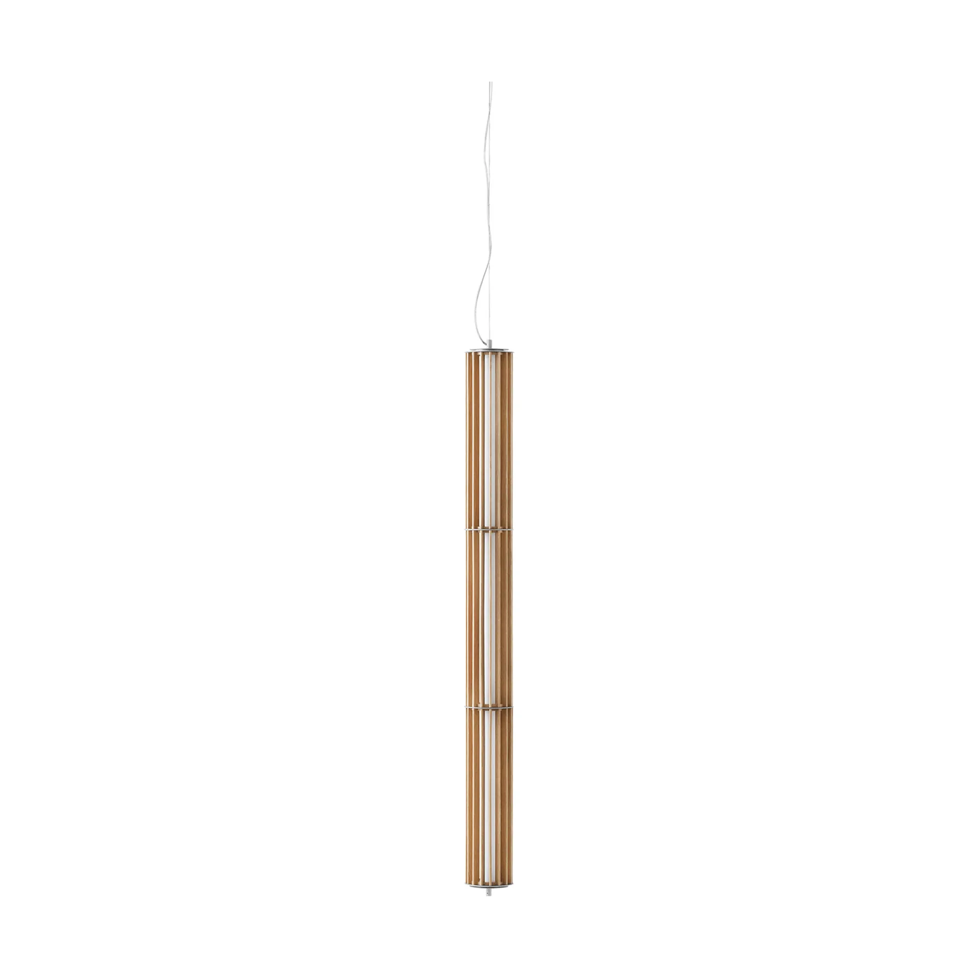 Numbra TY1 Pendelleuchte, Lackierte Eiche-getrommeltes Aluminium &Tradition