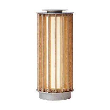 Numbra TY3 tragbare Tischleuchte - Lackierte Eiche-getrommeltes Aluminium - &Tradition