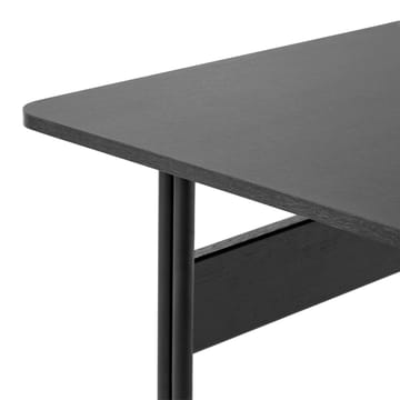 Pavilion AV16 Schreibtisch - Black linoleum, Eiche schwarz lackiert, Beine schwarz - &Tradition