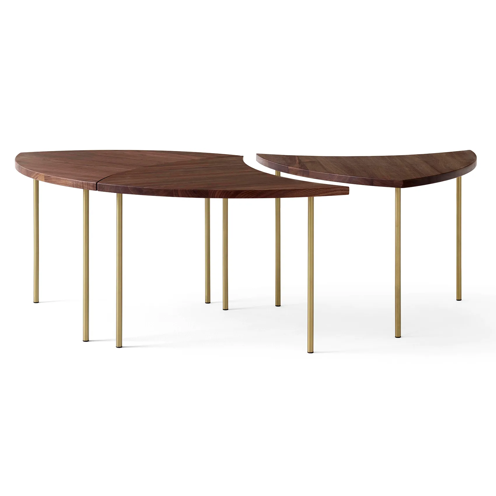 Pinwheel Beistelltisch HM7, Walnuss &Tradition