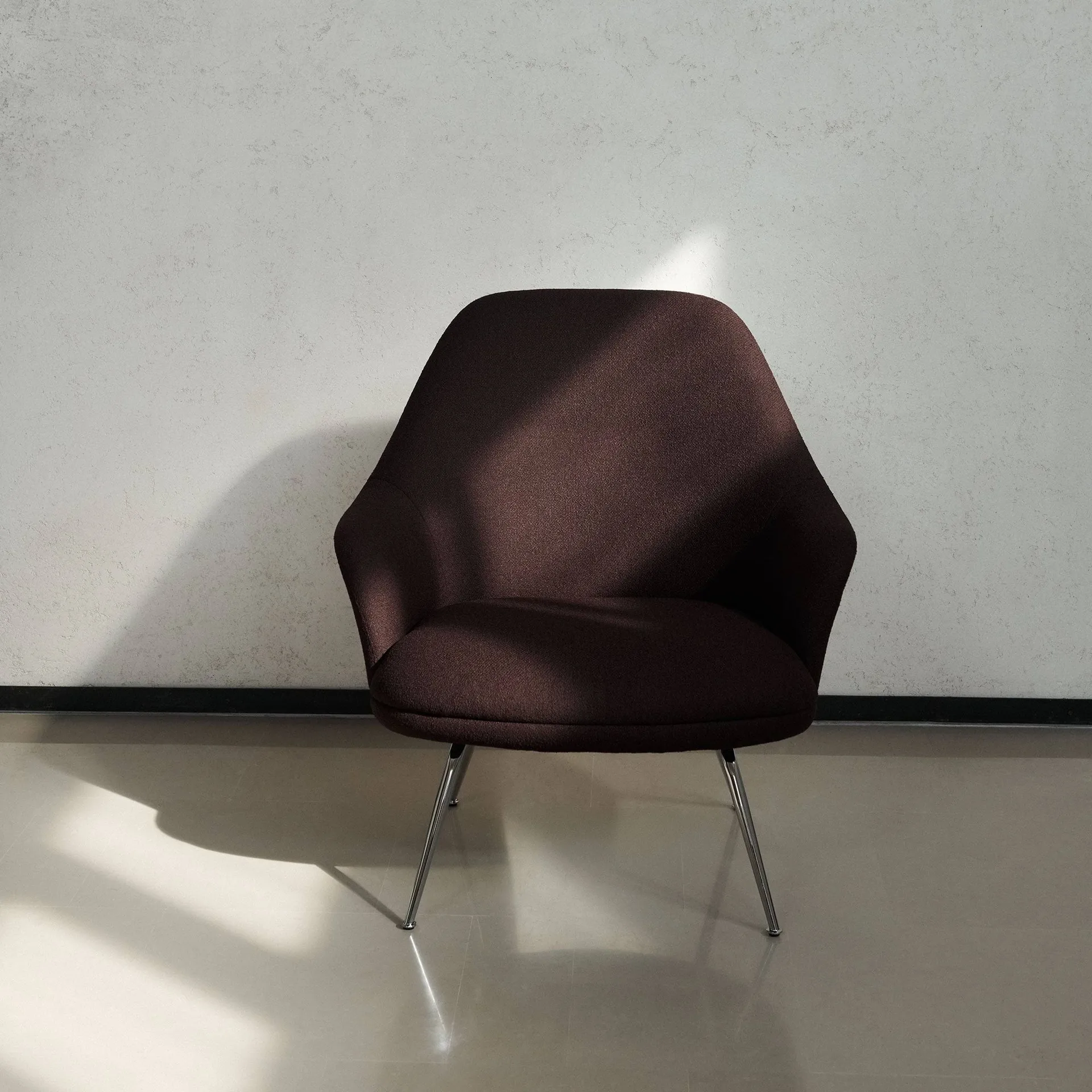Rely HW139 Loungesessel, Saxion 0397-Chrom &Tradition