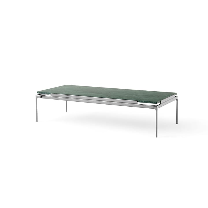 Sett LN12 Couchtisch - Verde guatemala-dark chrome - &Tradition