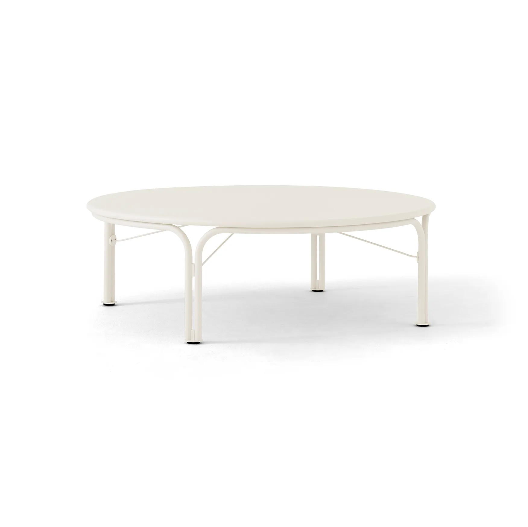 Thorvald SC109 Couchtisch, Ivory, Ø115 cm &Tradition