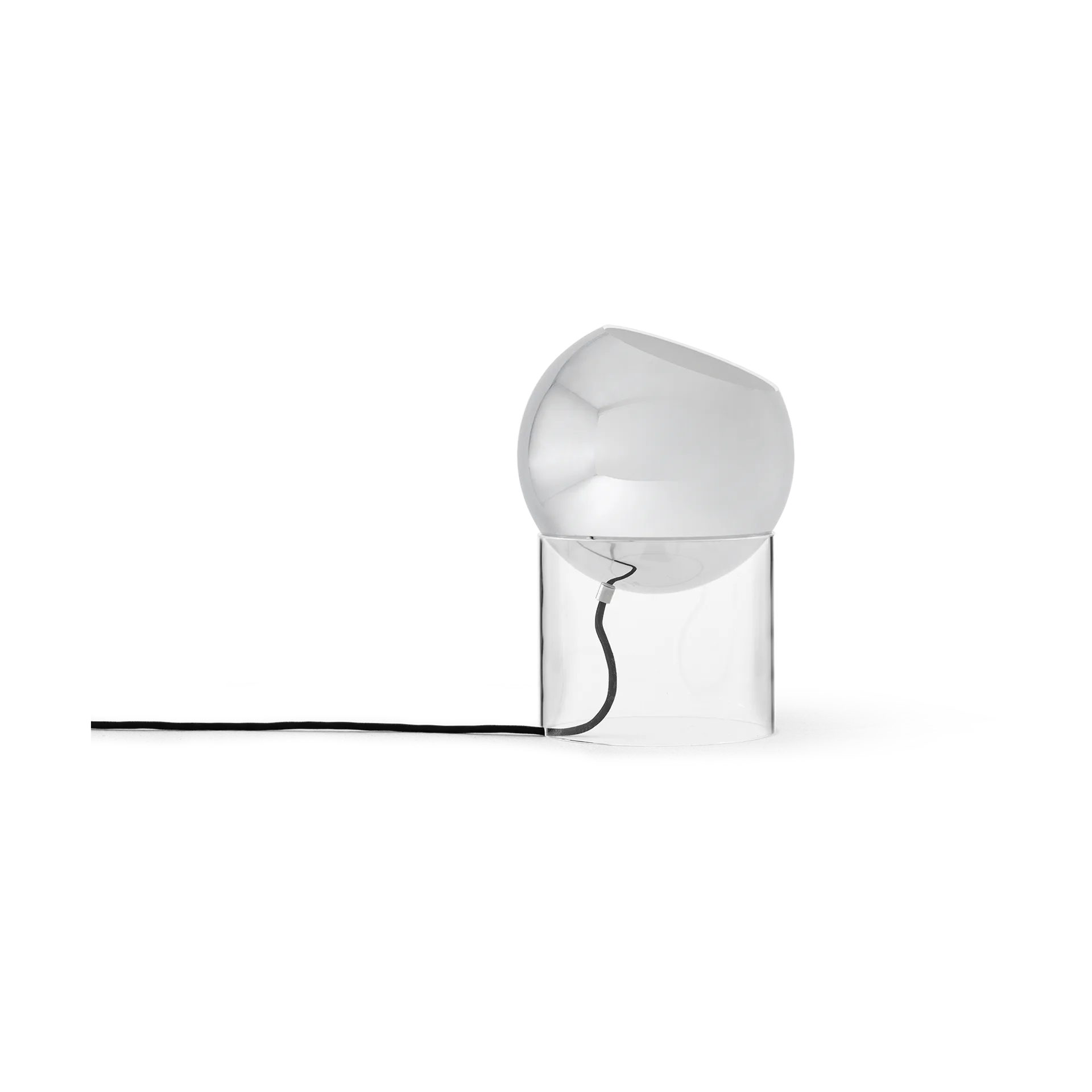 Topan VP13 Tischleuchte 31,5 cm, Clear-chrome plated &Tradition