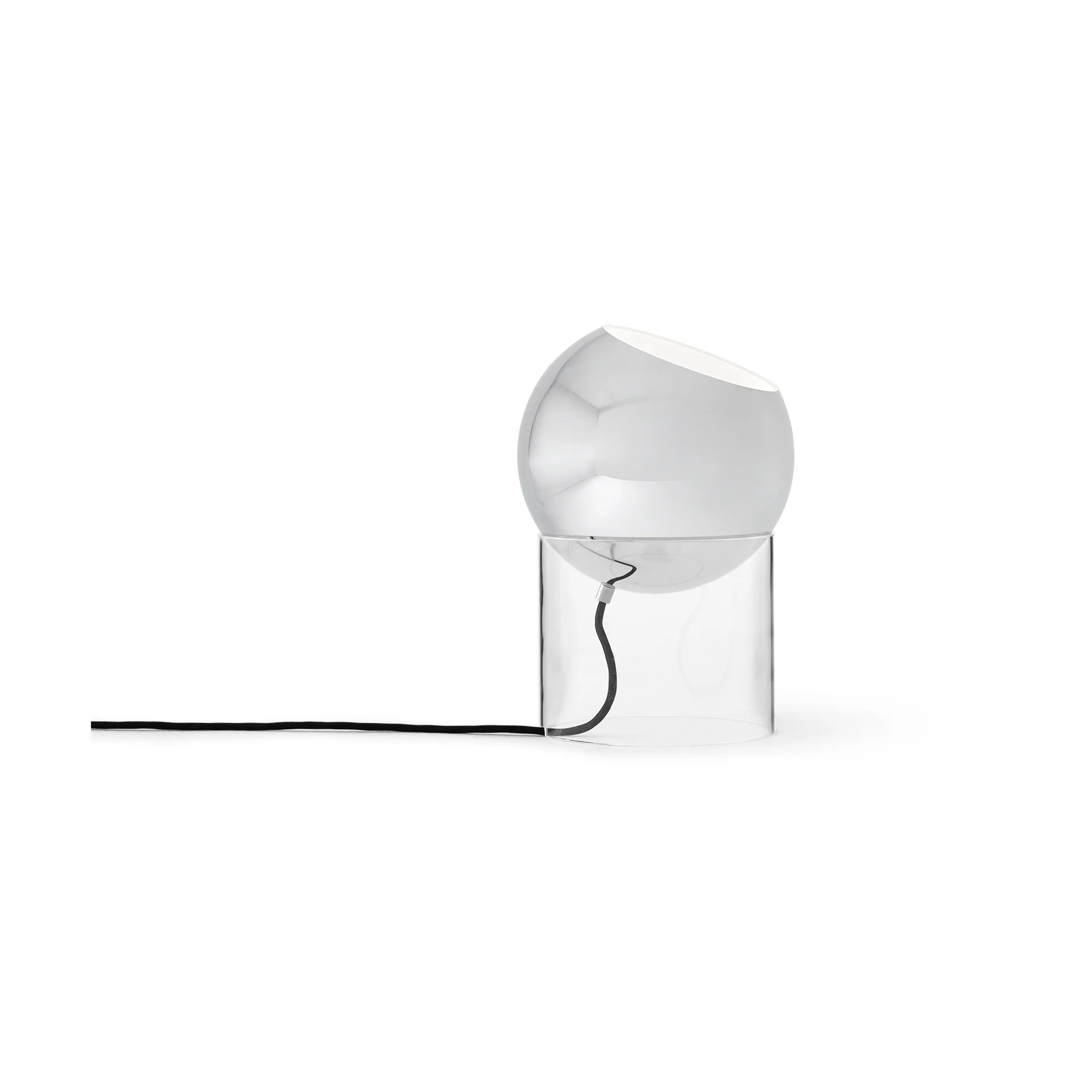 Topan VP13 Tischleuchte 31,5 cm, Clear-chrome plated &Tradition