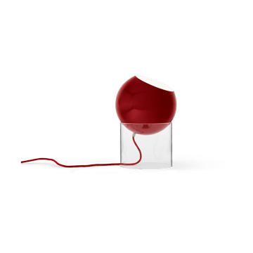 Topan VP13 Tischleuchte 31,5 cm - Clear-vermilion red - &Tradition
