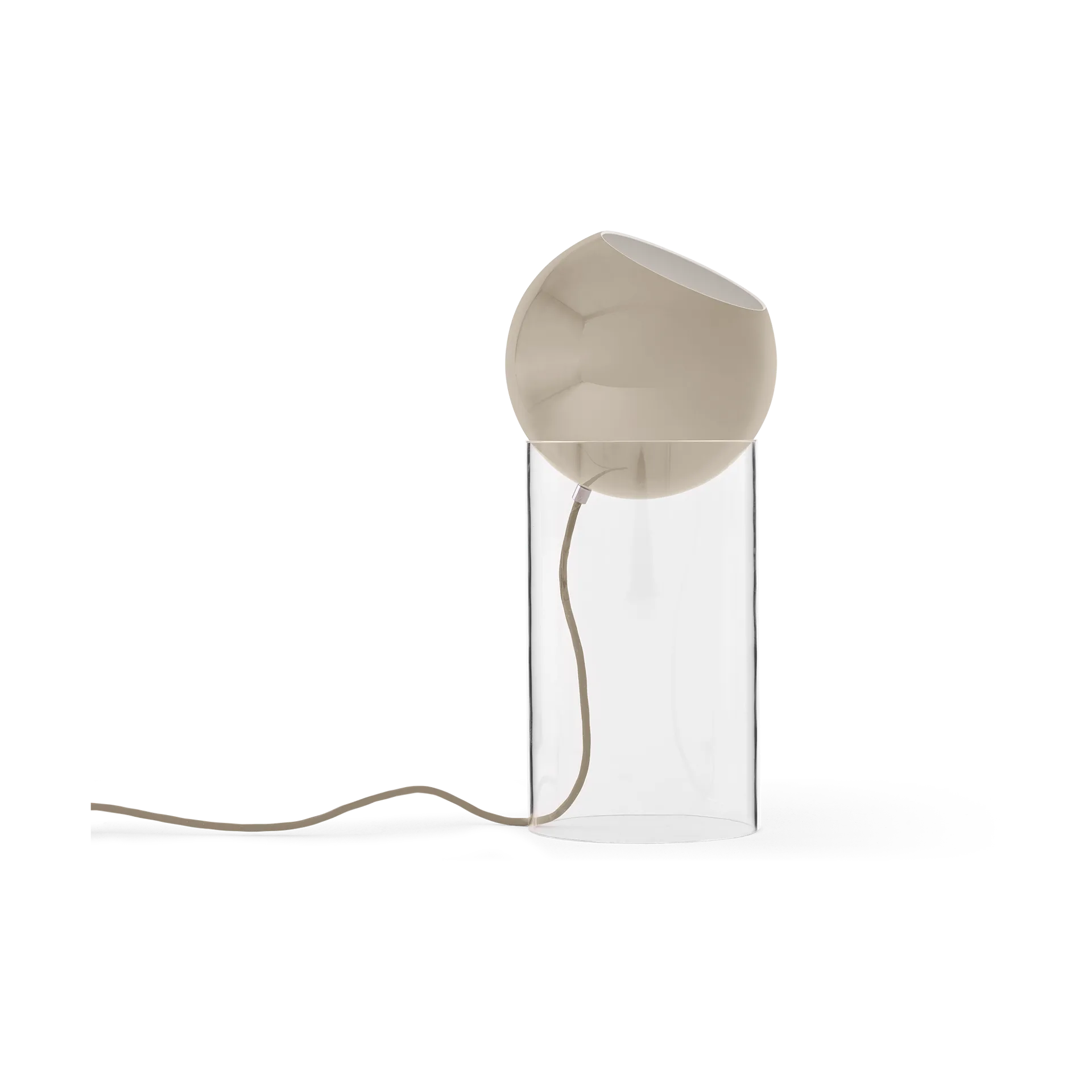 Topan VP14 Stehleuchte 46,5 cm, Clear-grey beige &Tradition