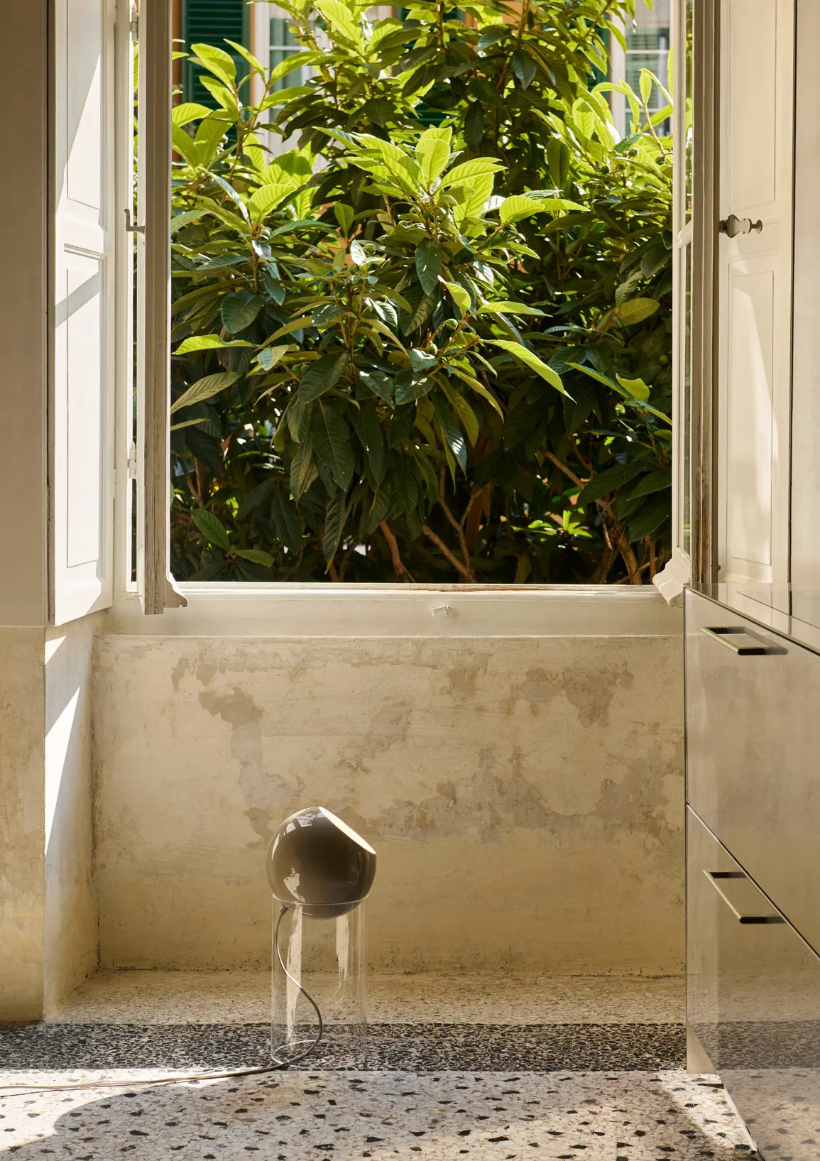 Topan VP14 Stehleuchte 46,5 cm, Clear-grey beige &Tradition