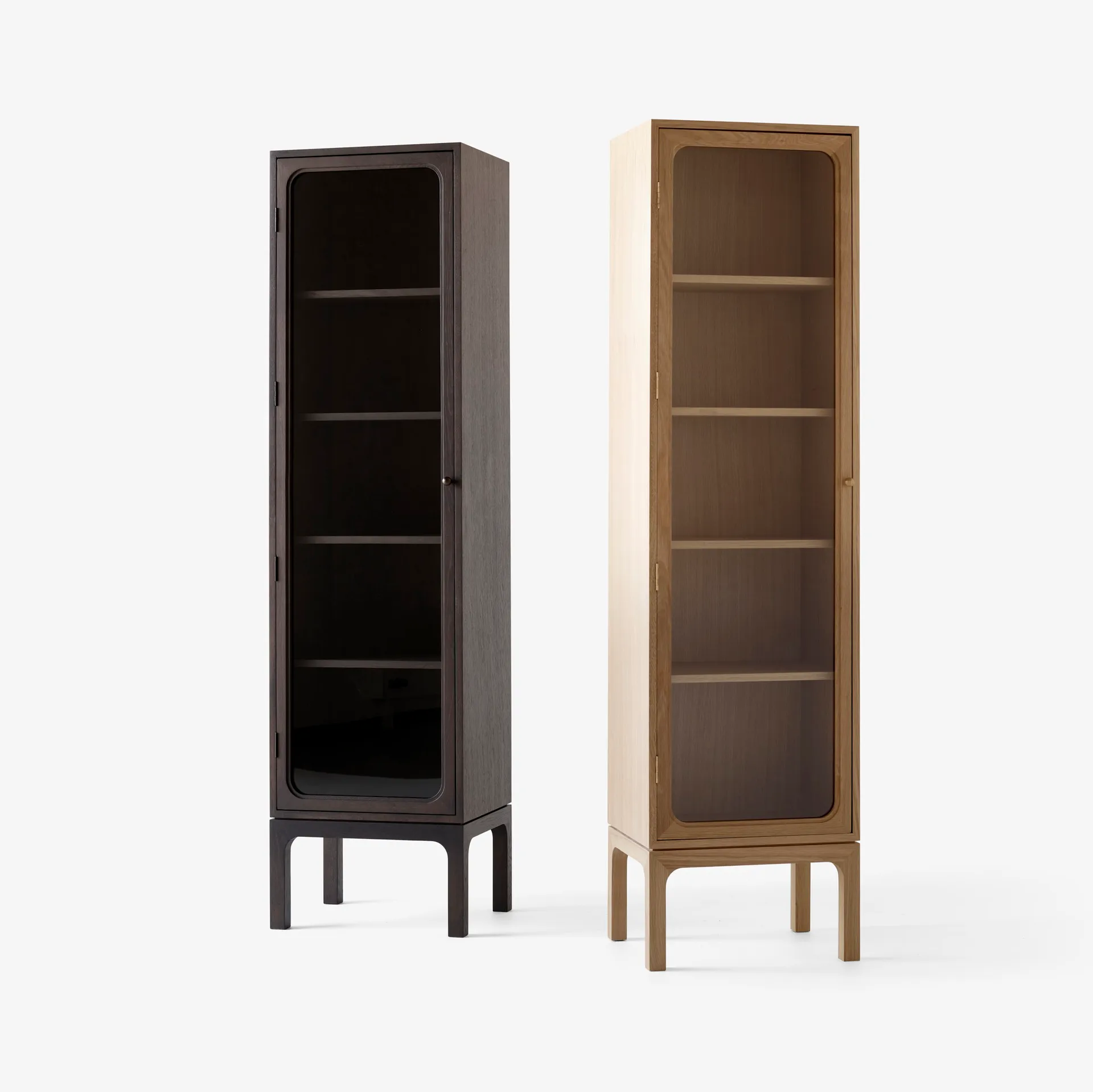 Trace SC87 Vitrinenschrank 50x192x40cm, Natural natural oak &Tradition