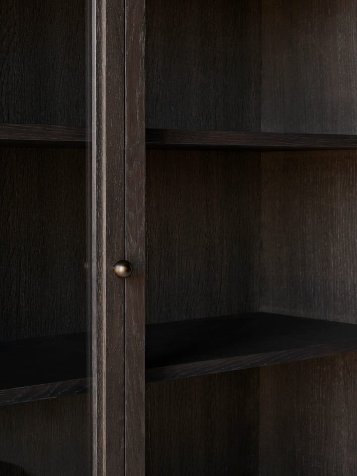 Trace SC88 Vitrinenschrank 120x192x40cm, Dark stained oak &Tradition