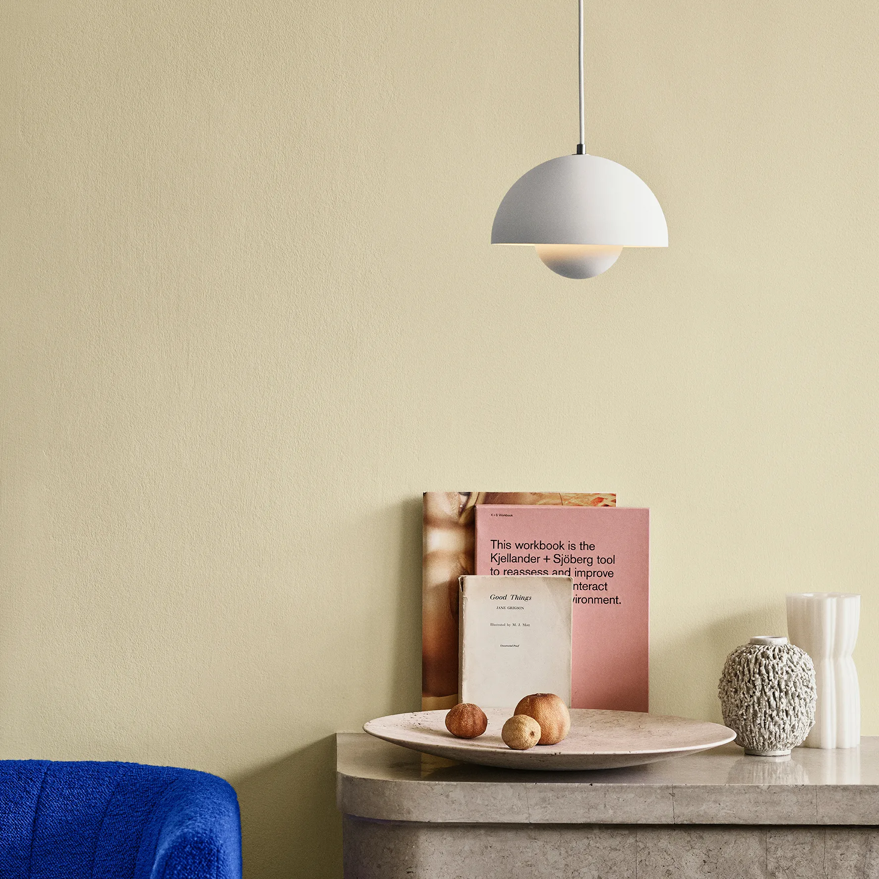 Travertine Teller SC55, Ø50cm &Tradition