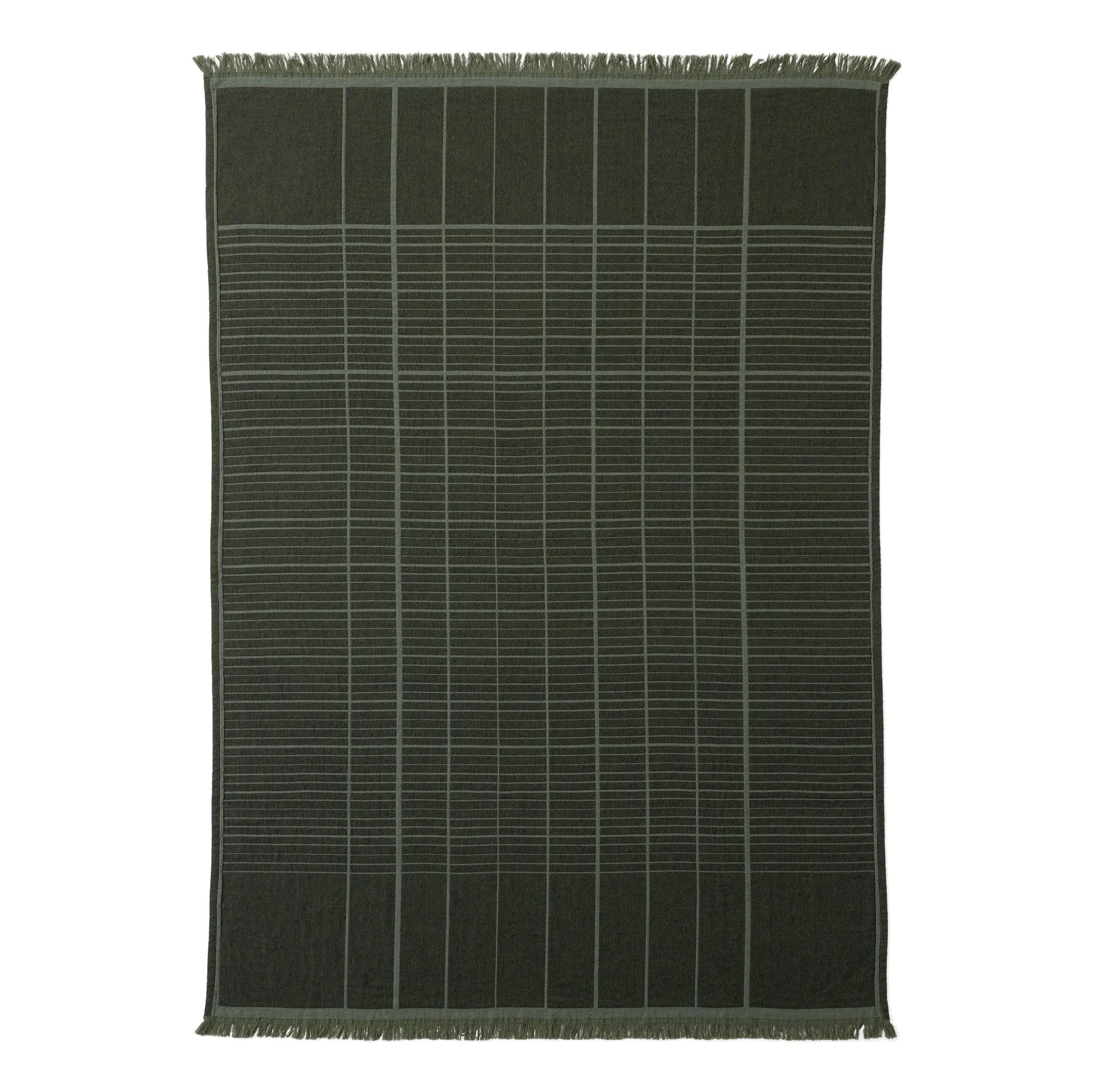 Untitled AP10 Wolldecke 150 x 210cm, Dark green &Tradition